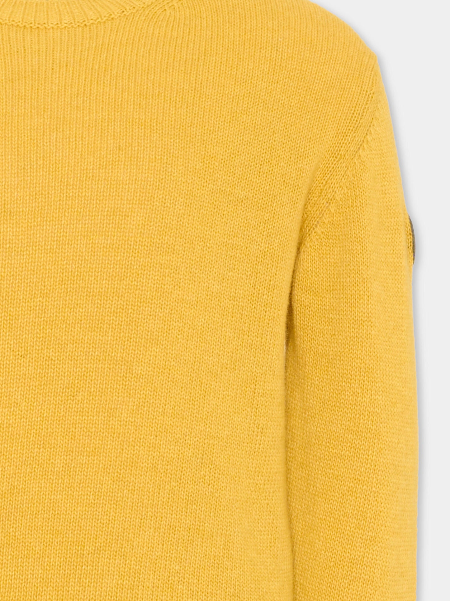 Maglione giallo per bambini con logo,Colmar Originals Kids,9800 3ZO 40