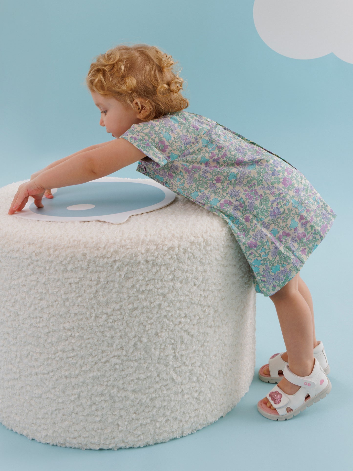 Sandali bianchi Little Cirrus per neonata,Falcotto X Coccolebimbi,0011501175.01.1N04