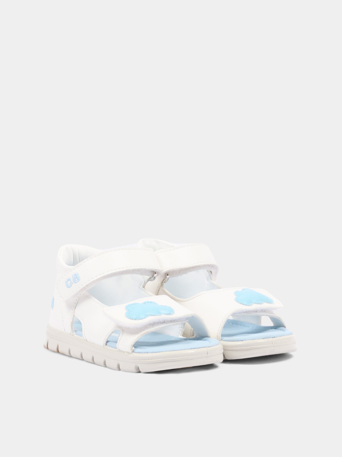 Sandali bianchi Little Cirrus per neonato,Falcotto X Coccolebimbi,0011501175.01.1N22