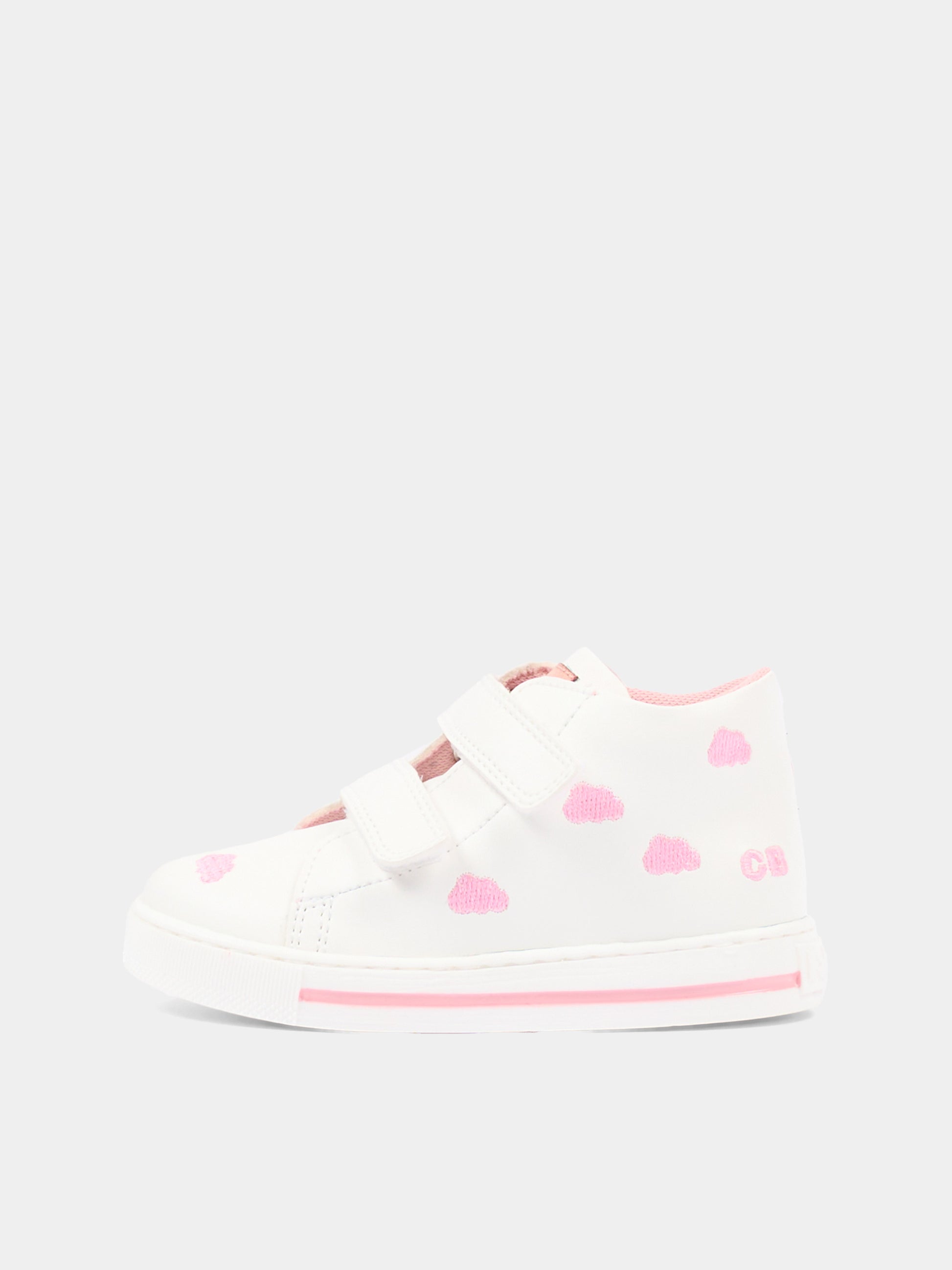 Sneaker bianca Little Cirrus per neonata,Falcotto X Coccolebimbi,0012020236.01.1N04