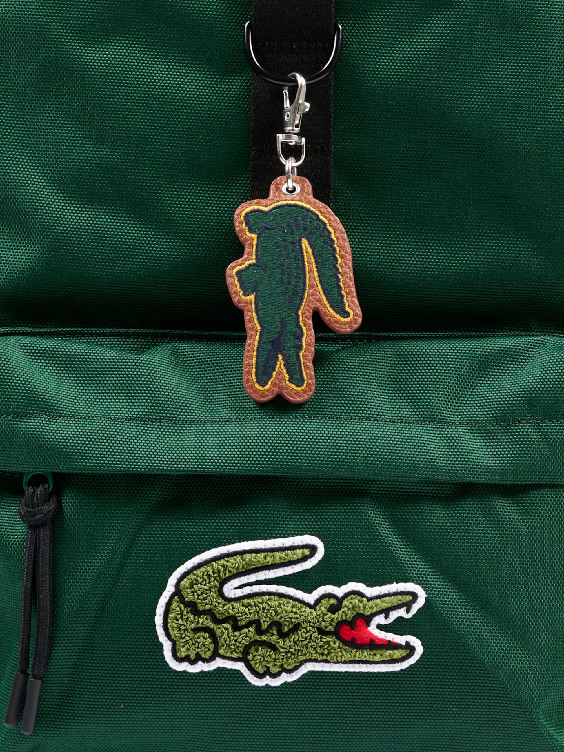 Zaino verde per bambini con logo,Lacoste,6201 F9W