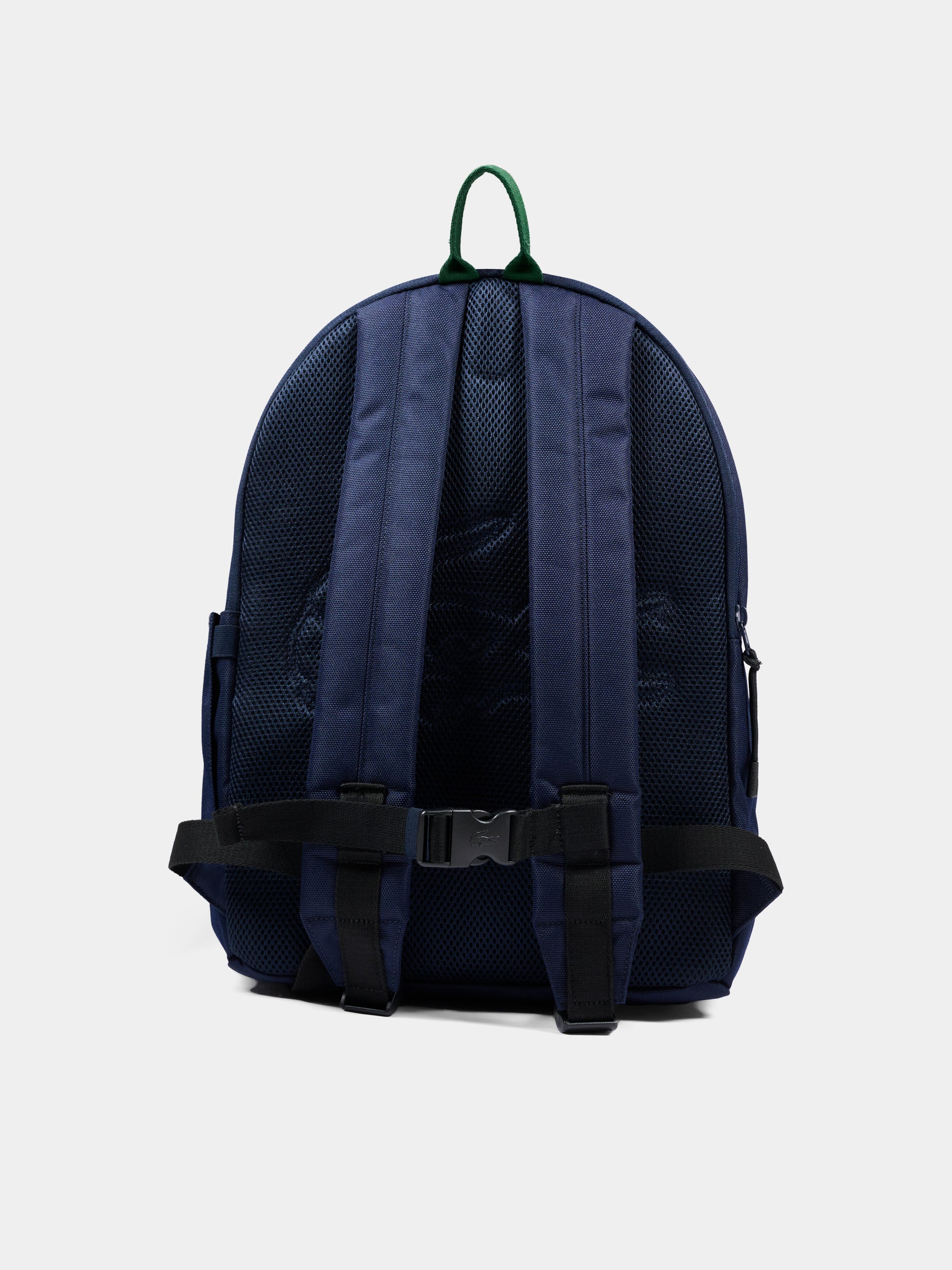 Zaino blu per bambini con logo,Lacoste,6201 UGW