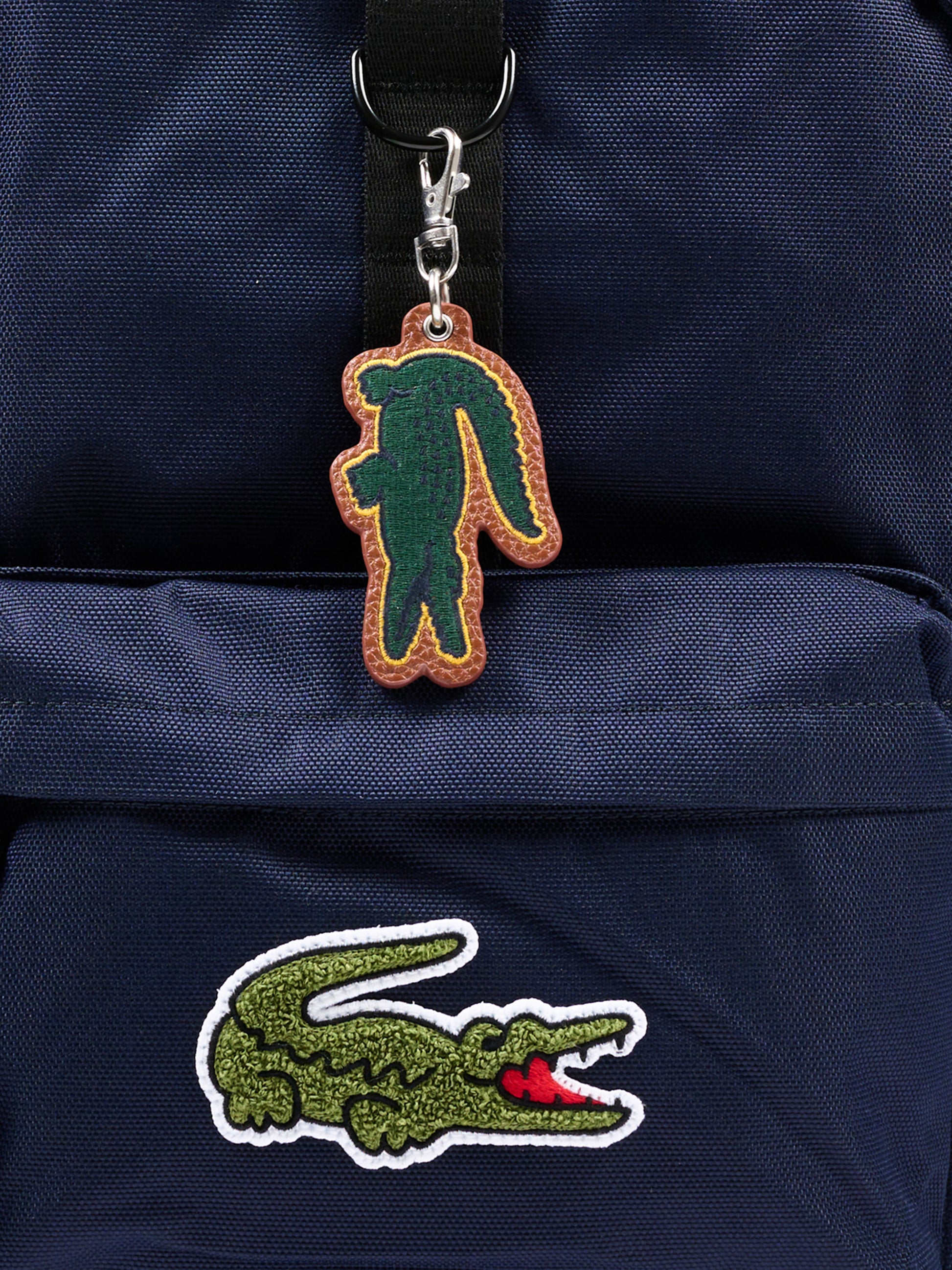 Zaino blu per bambini con logo,Lacoste,6201 UGW