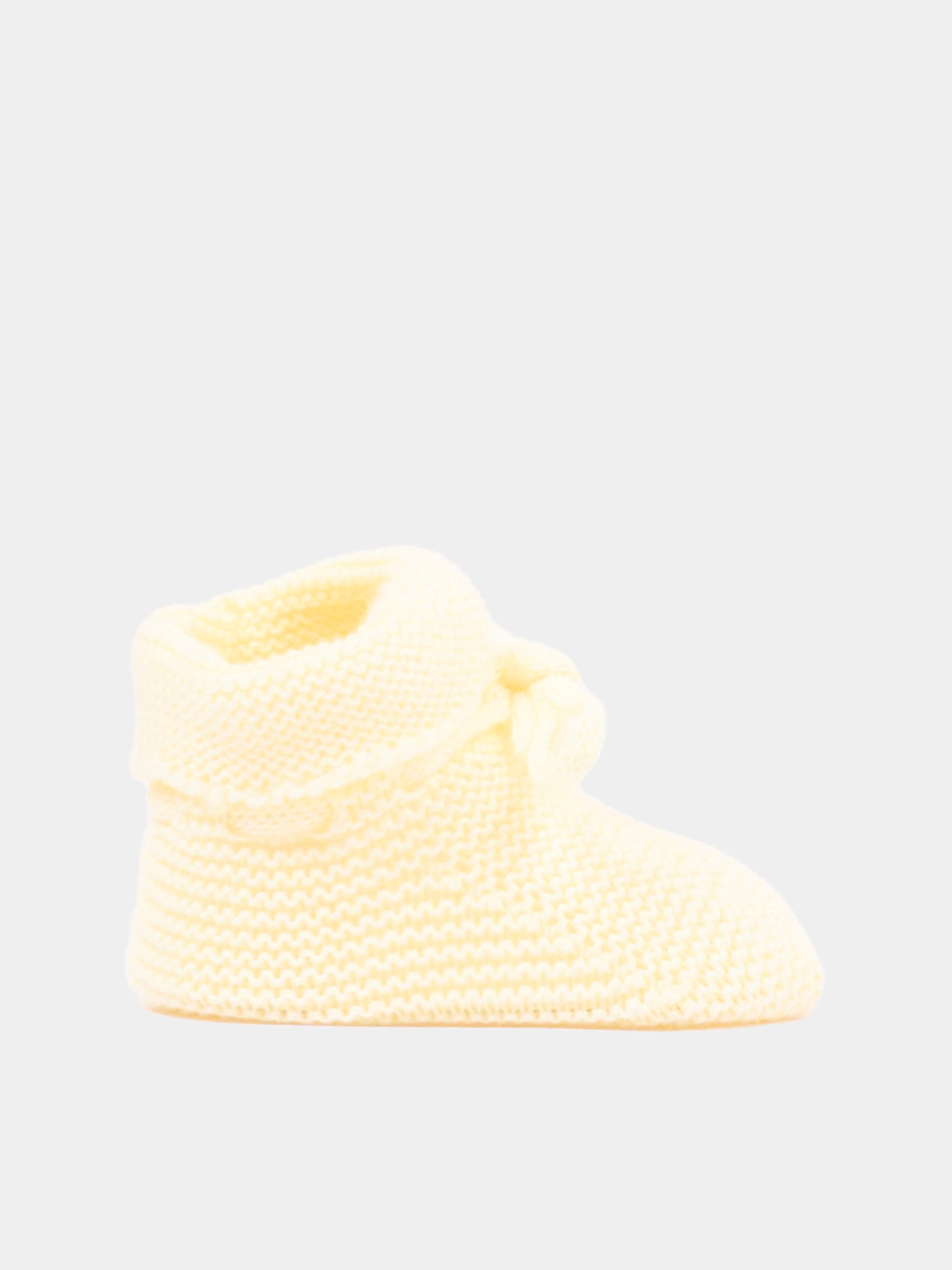 Babbucce gialle per neonati tricot,Paz Rodríguez,018 22507 05 H82