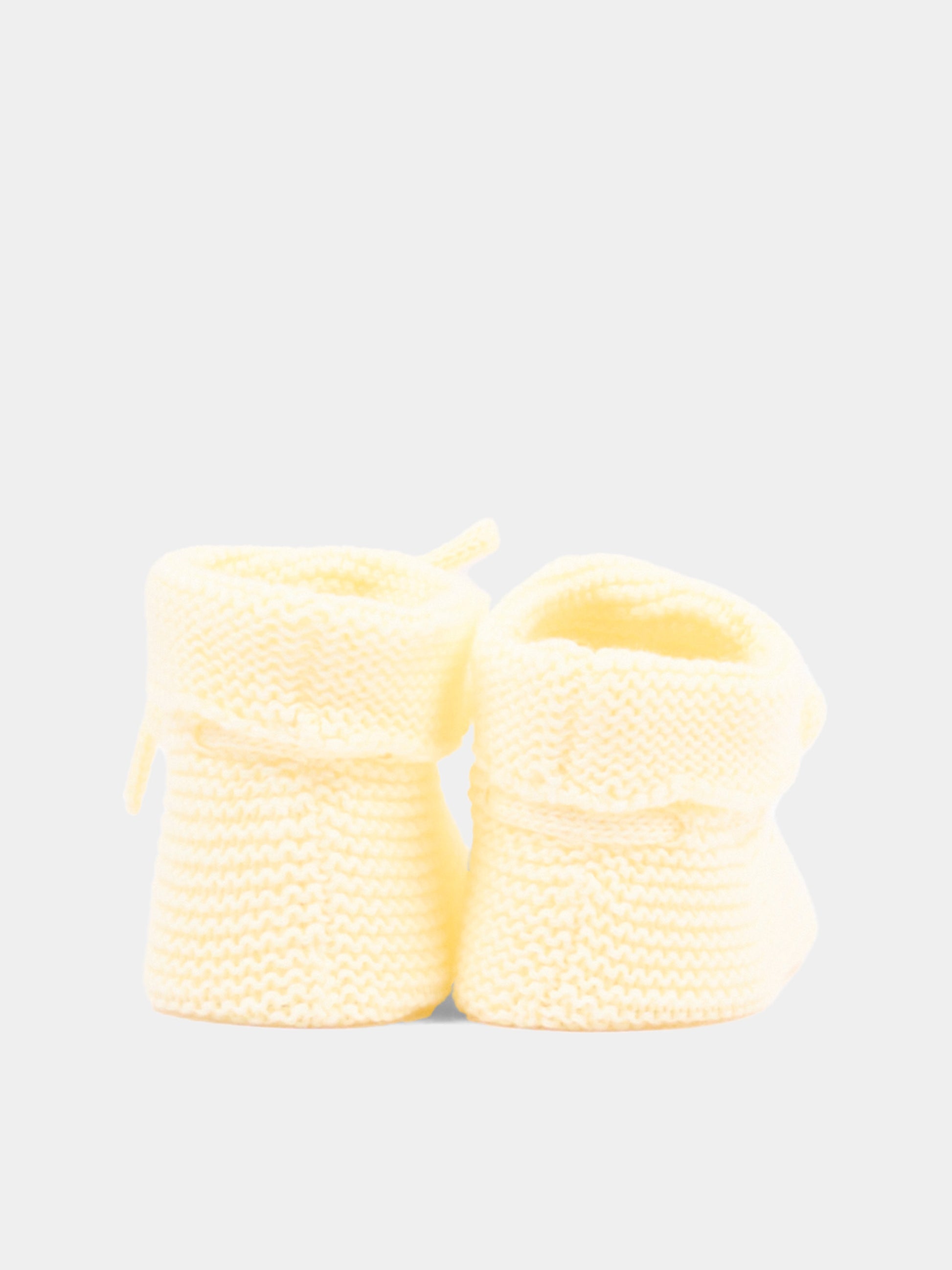 Babbucce gialle per neonati tricot,Paz Rodríguez,018 22507 05 H82
