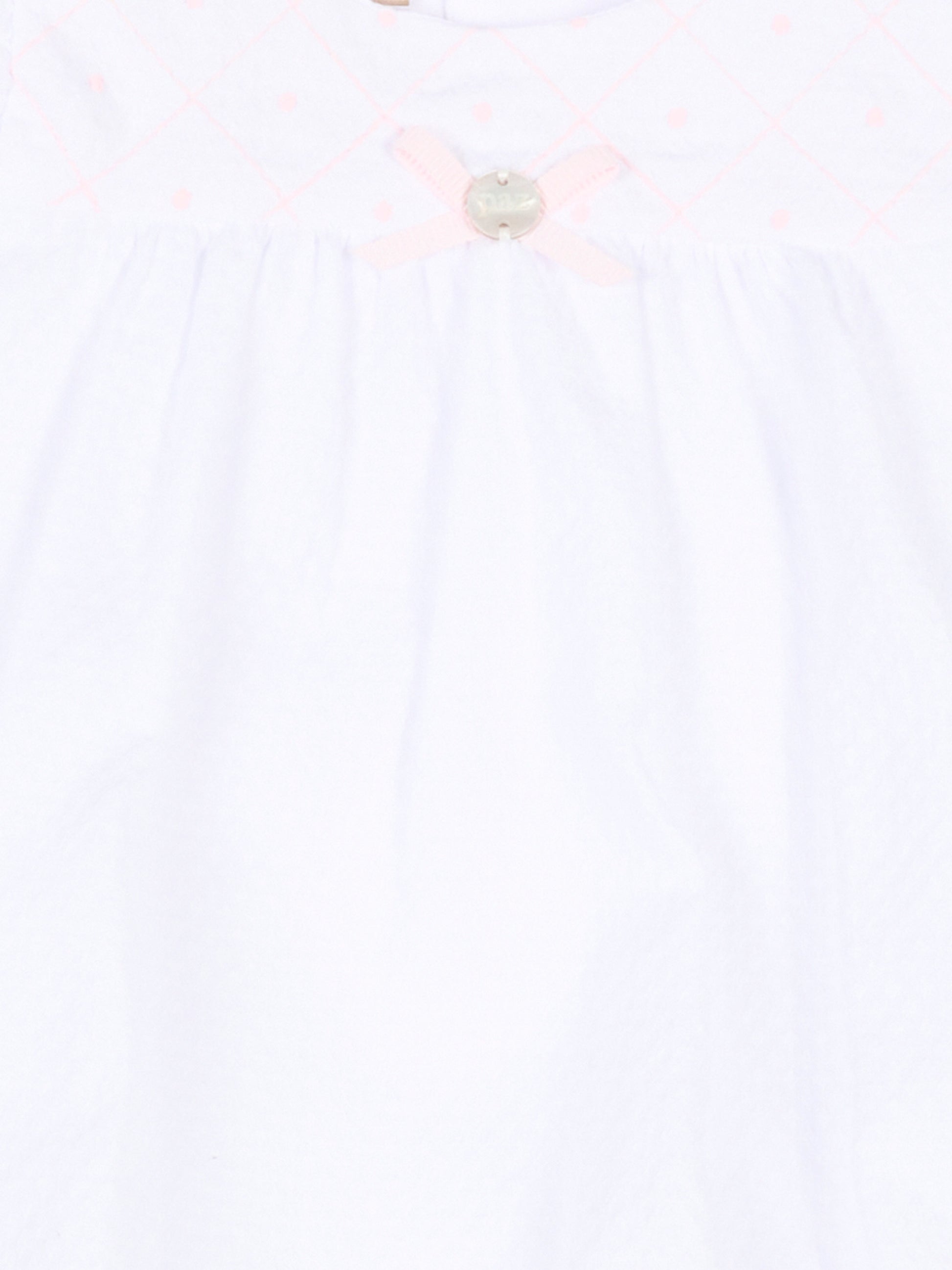 Pagliaccetto bianco per neonata,Paz Rodríguez,005 153394 01 T2070