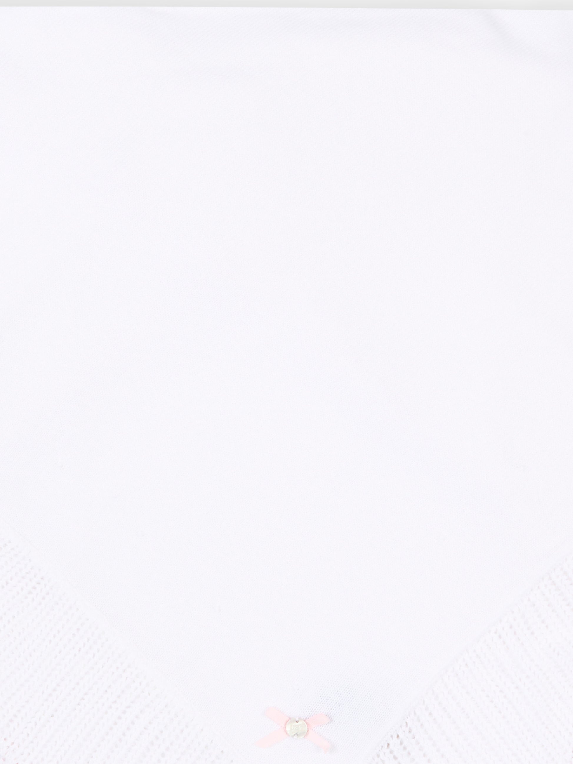 Coperta bianca in tricot per neonata,Paz Rodríguez,029 123464 0137 H82