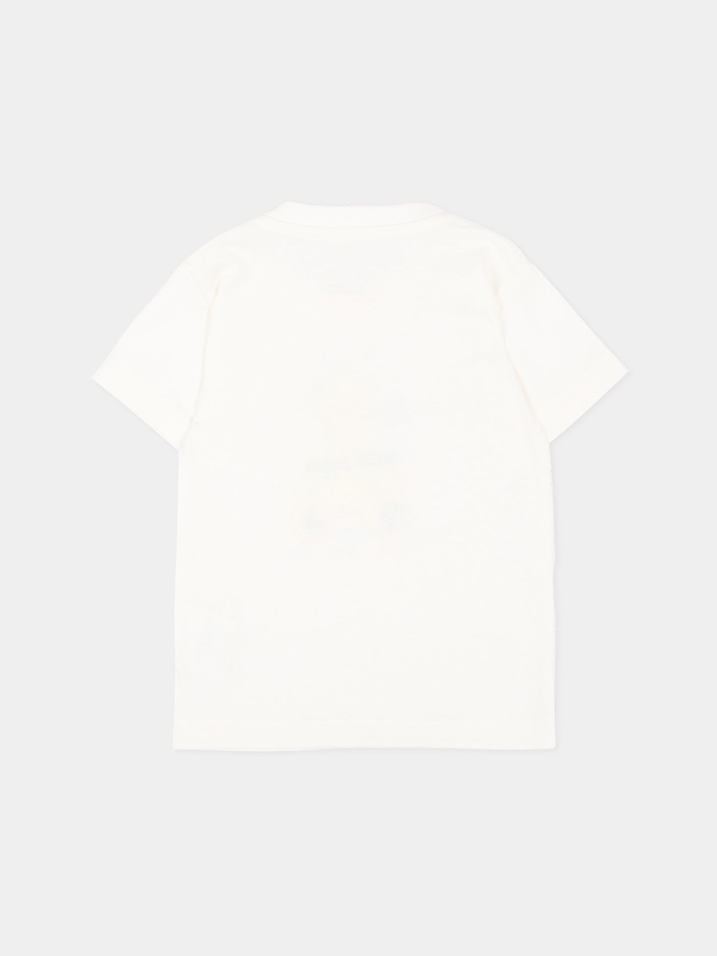 T-Shirt bianca per neonato teddy bear,Palm Angels,F6PANBTH196 412