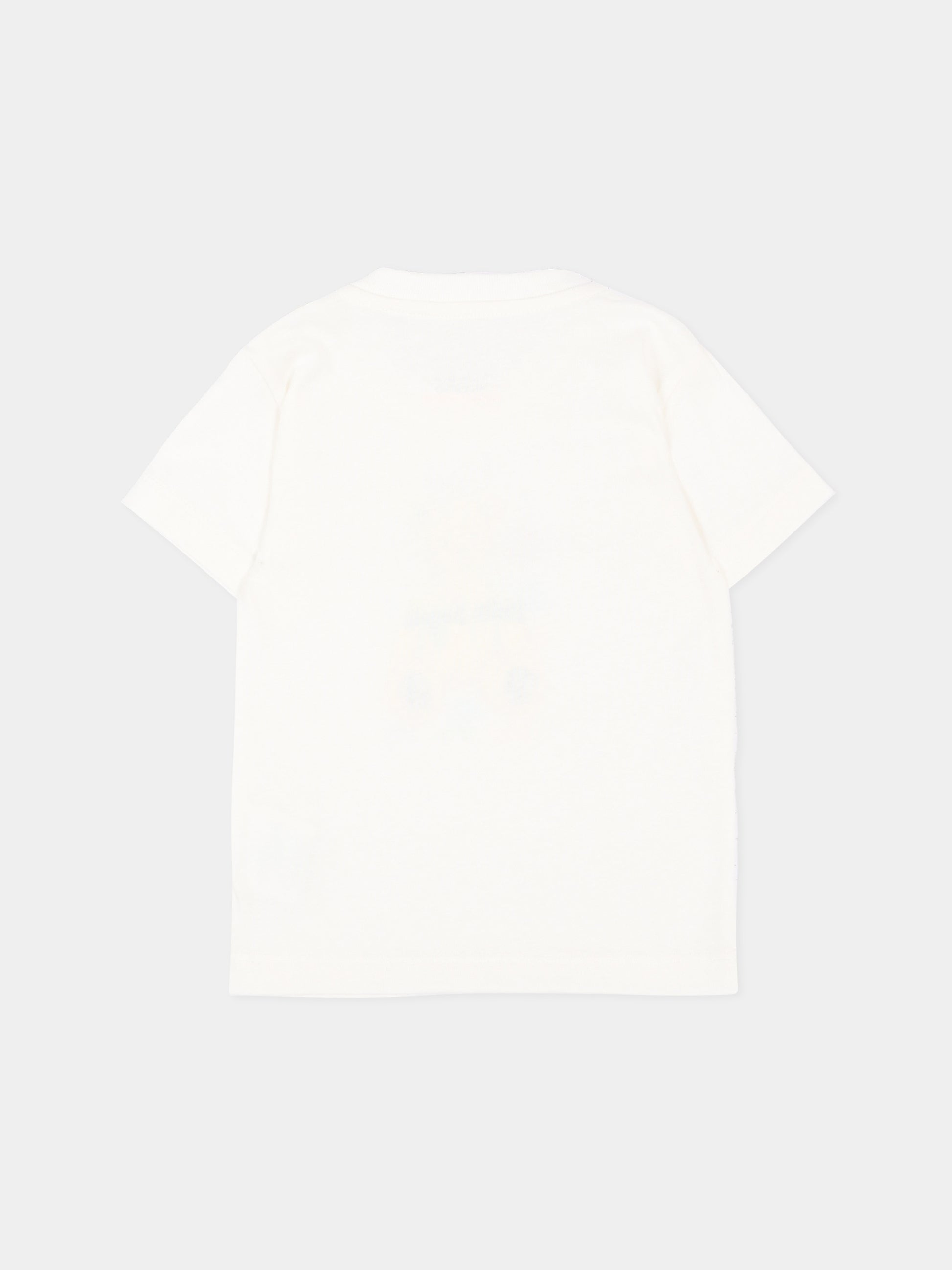 T-Shirt bianca per neonato teddy bear,Palm Angels,F6PANBTH196 412