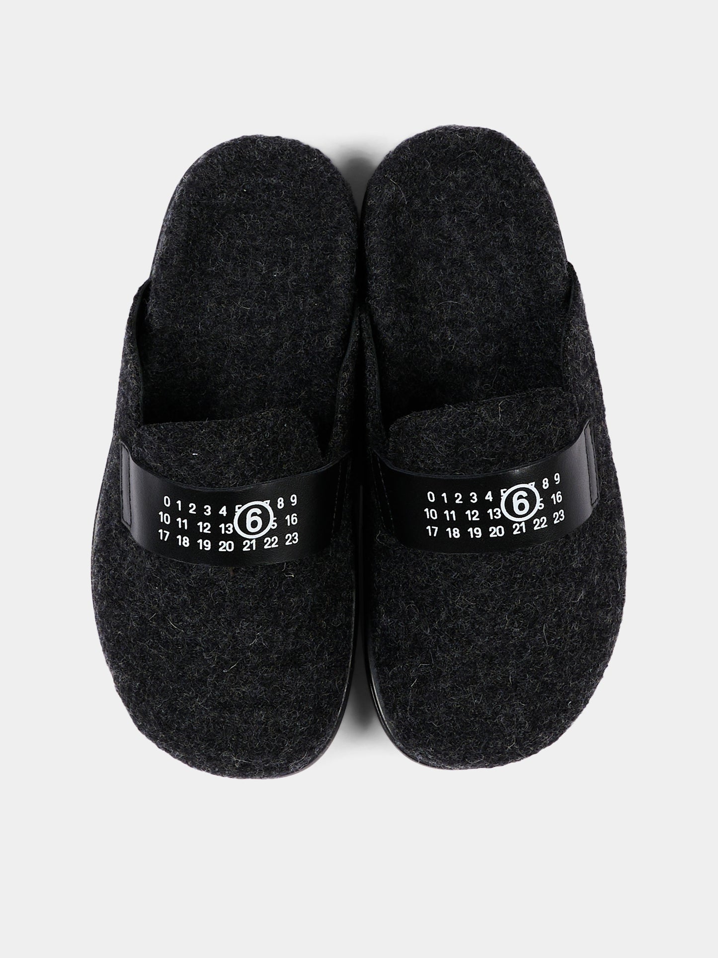 Sabot nero per bambina con logo,Mm6 Maison Margiela,83871 VAR2
