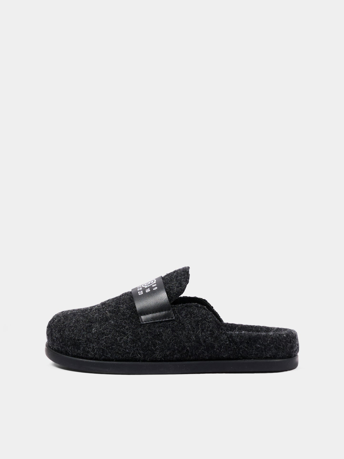 Sabot nero per bambina con logo,Mm6 Maison Margiela,83871 VAR2