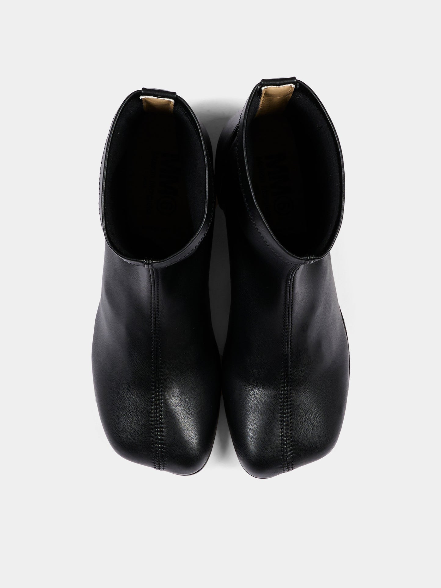 Stivaletti neri per bambina con logo,Mm6 Maison Margiela,83894 VAR3