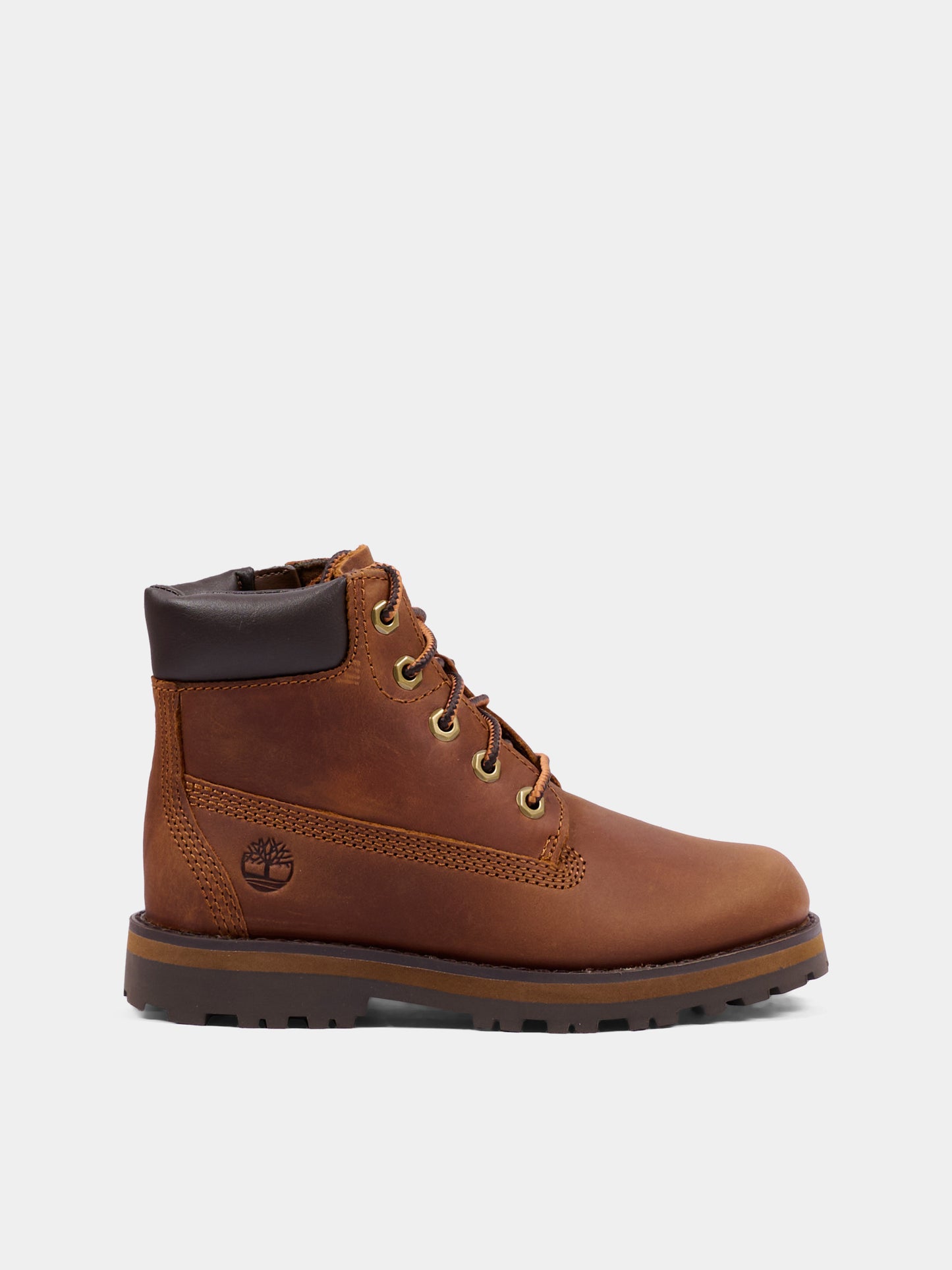 Anfibi marroni per bambini con logo,Timberland,TB0A28U23581