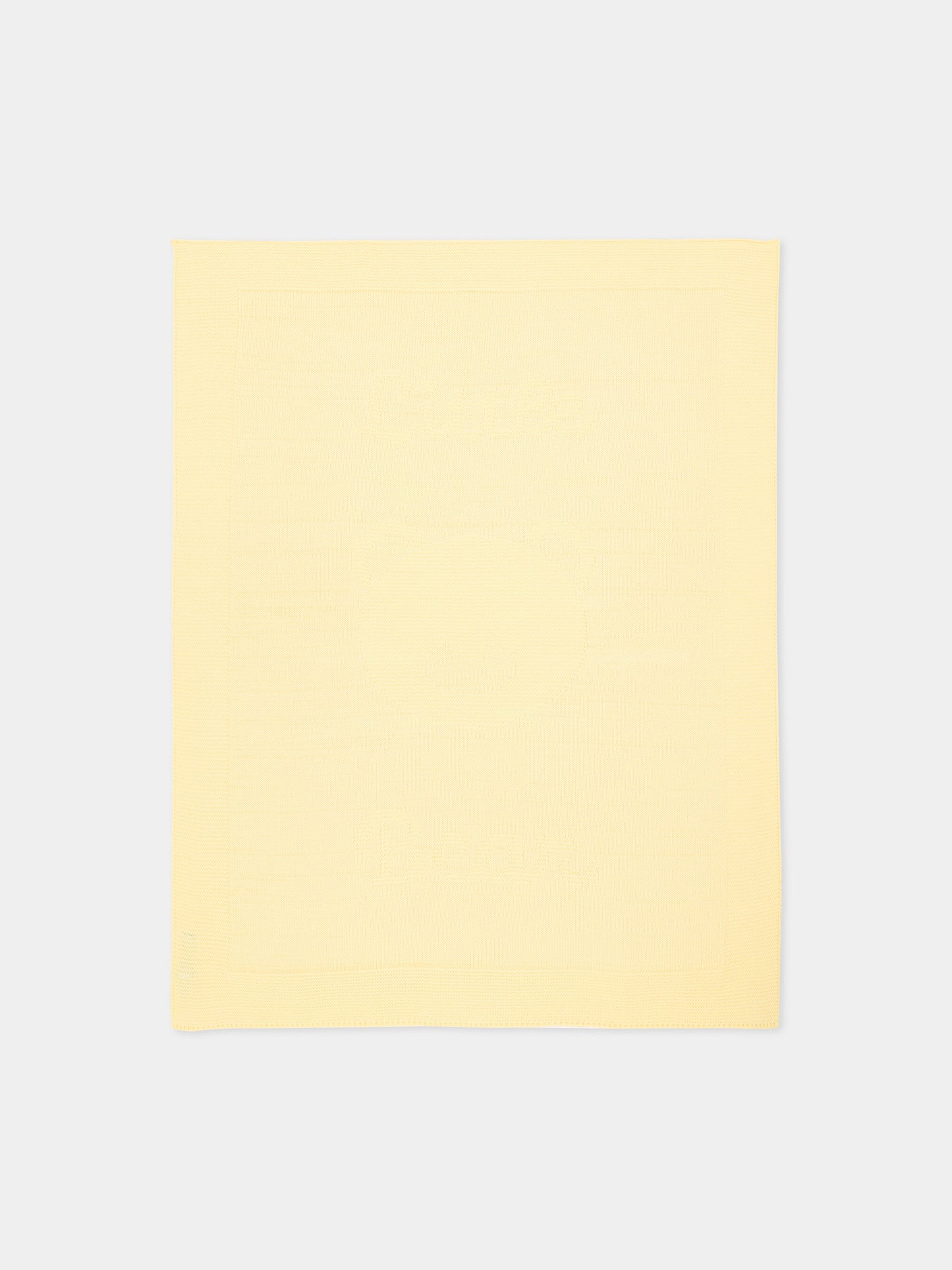 Coperta gialla per neonati con orsetto,Little Bear,3119 GIALLO