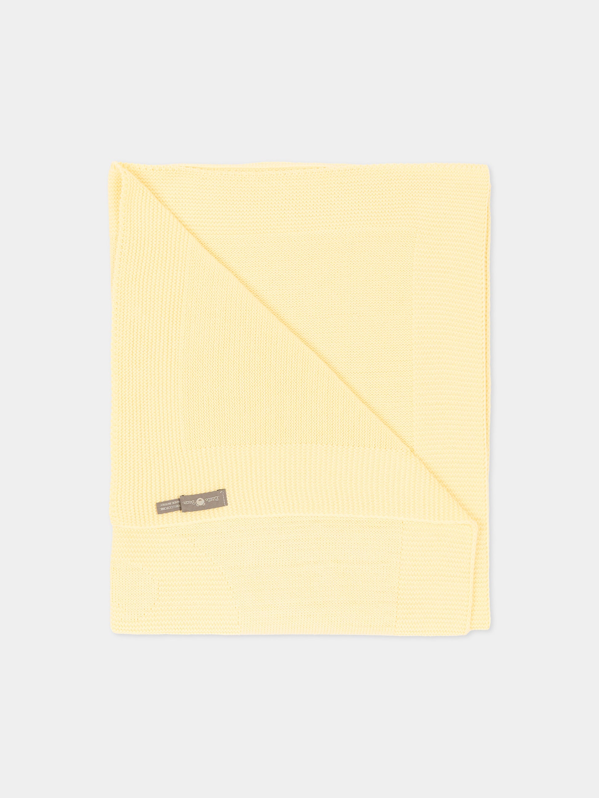 Coperta gialla per neonati con orsetto,Little Bear,3119 GIALLO