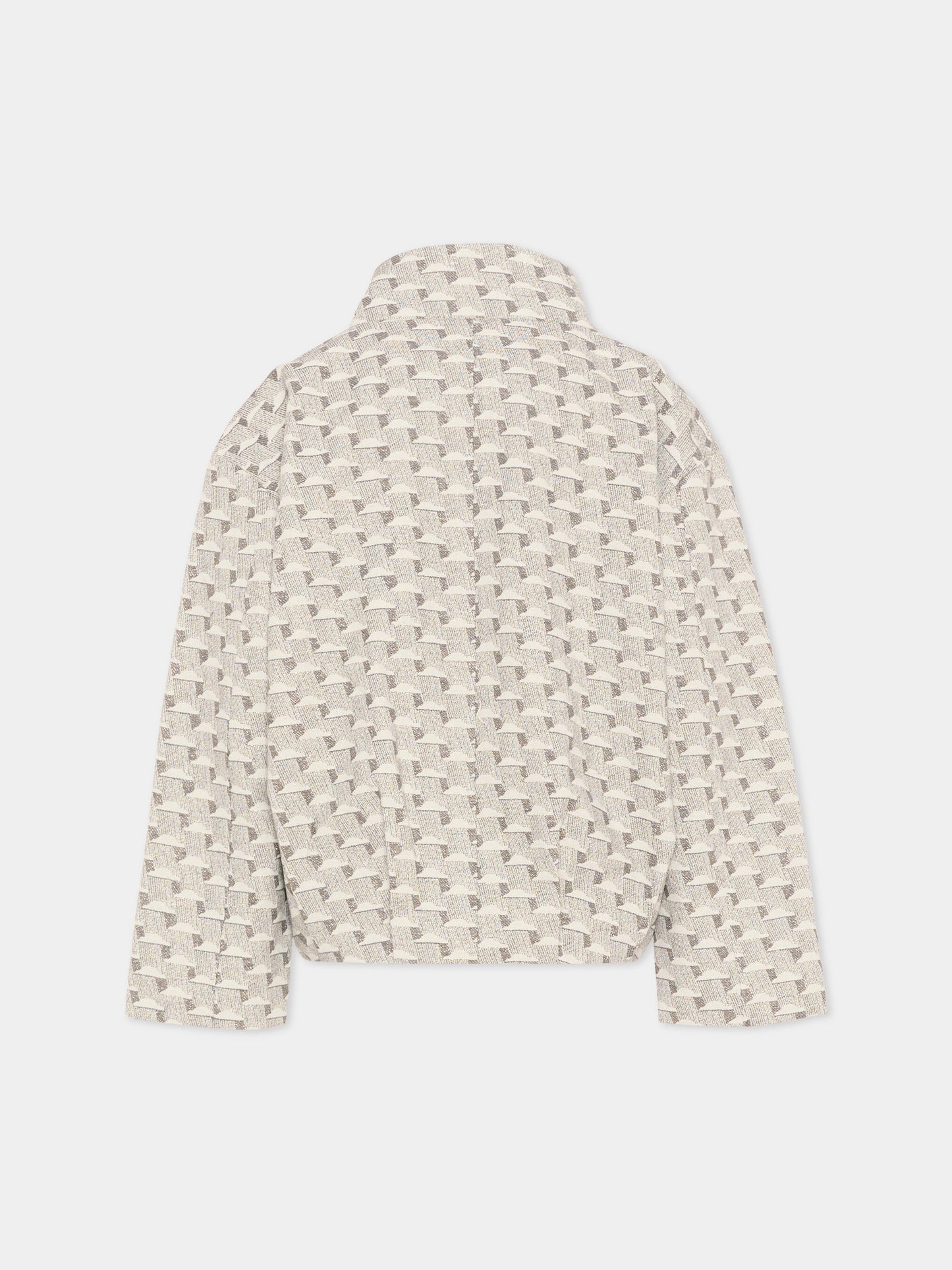 Bomber grigio Charlie per bambini con nuvole