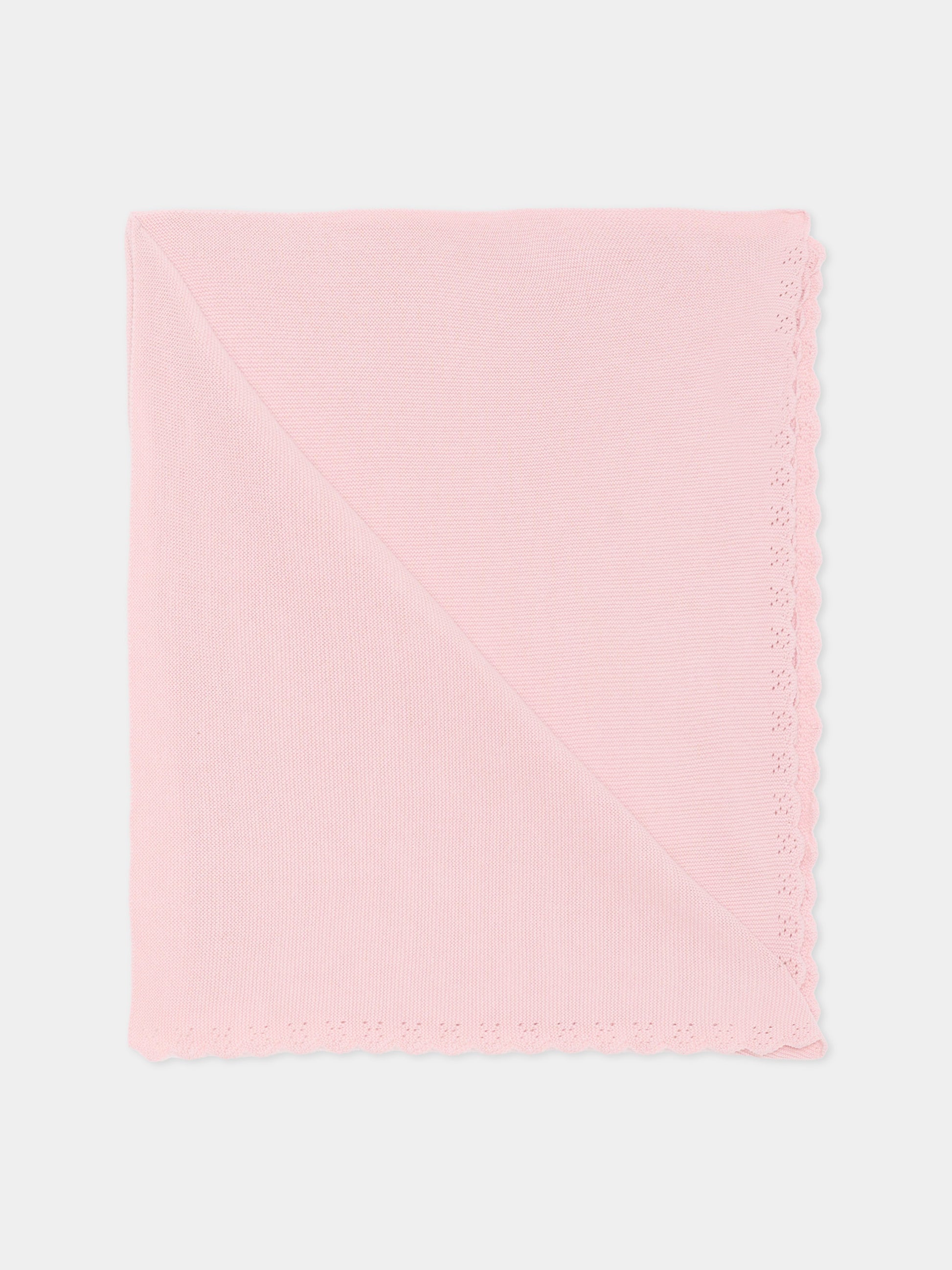 Coperta rosa per neonata smerlata,Martín Aranda,021-10325 P06
