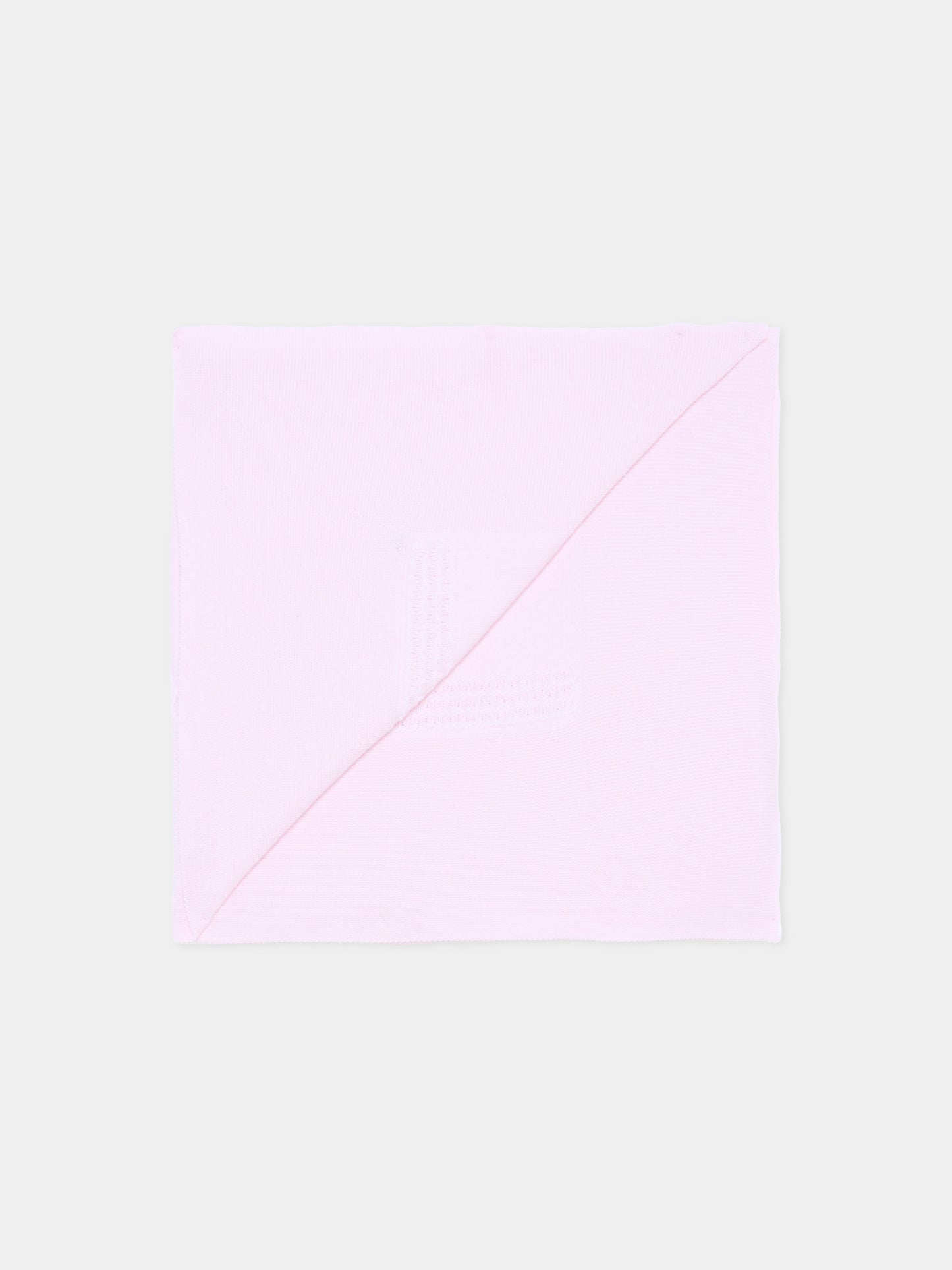 Coperta rosa per neonata in maglia,Martín Aranda,021-11322 P03