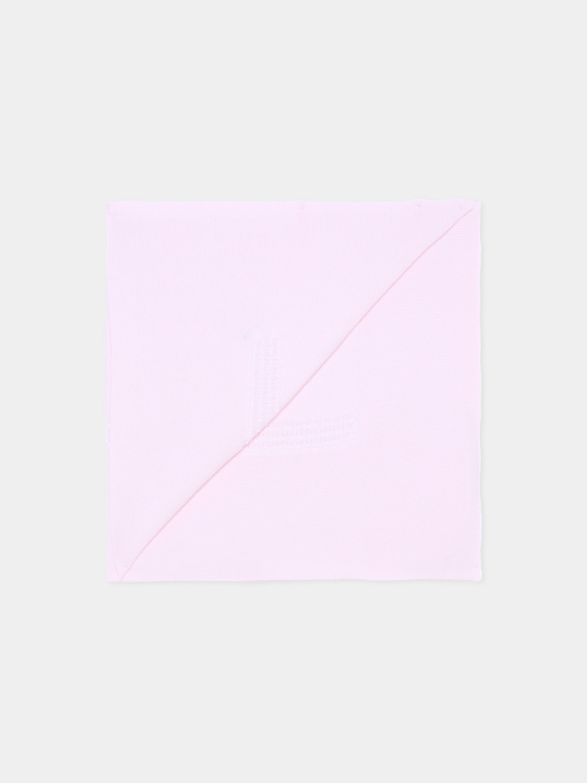 Coperta rosa per neonata in maglia,Martín Aranda,021-11322 P03