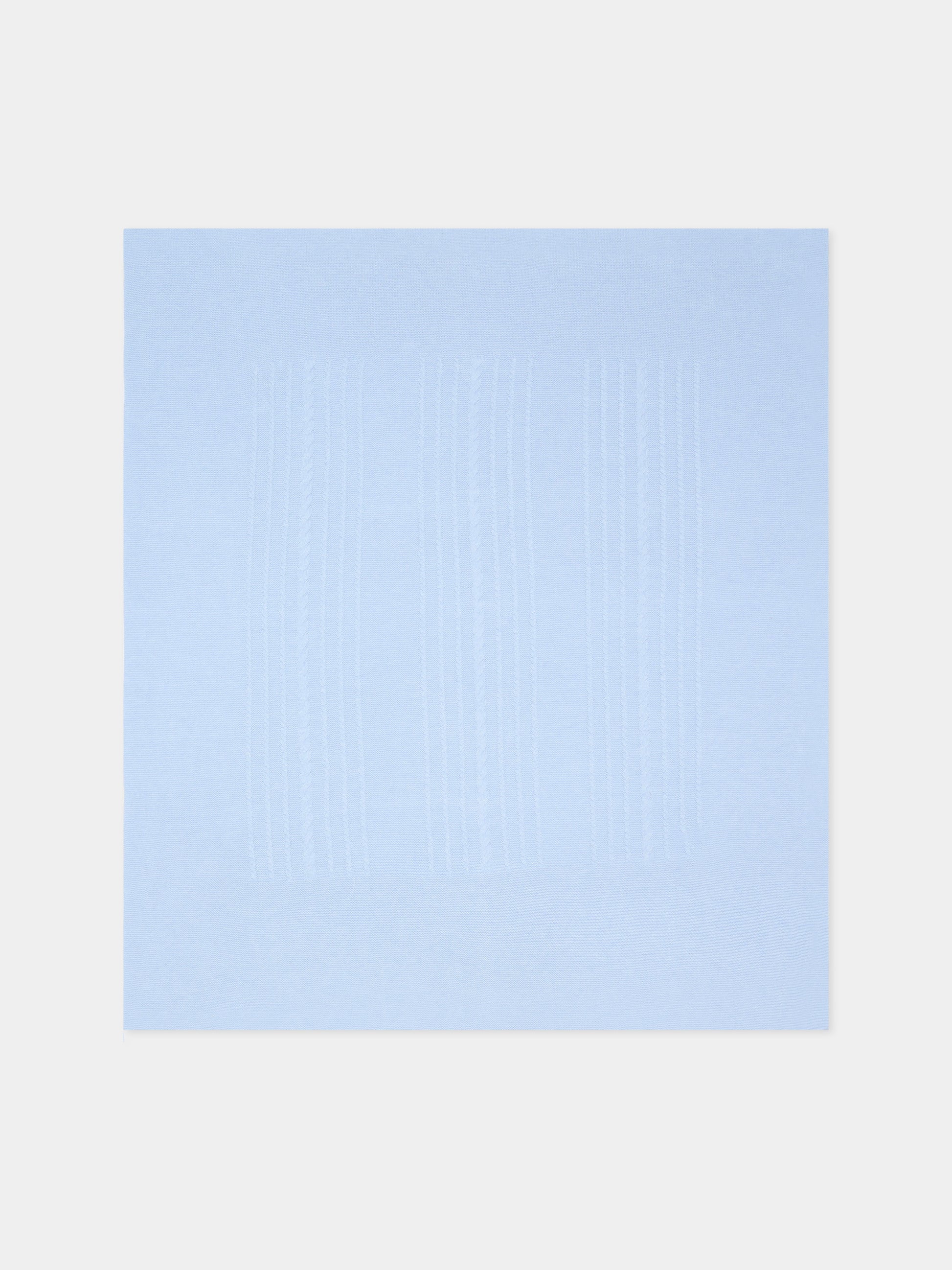 Coperta azzurra in maglia per neonato,Martín Aranda,021-10323 C08