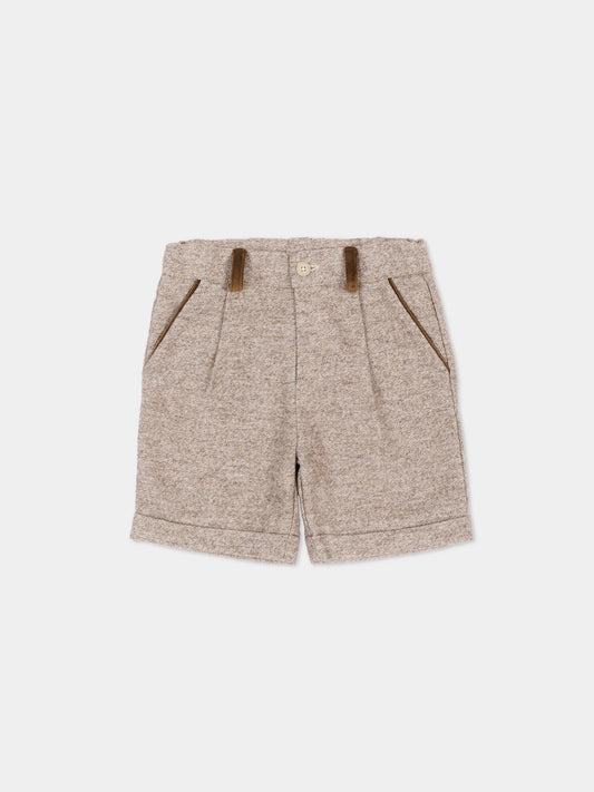 Shorts beige per neonato,Patachou,PAP 47 CL4333386 180