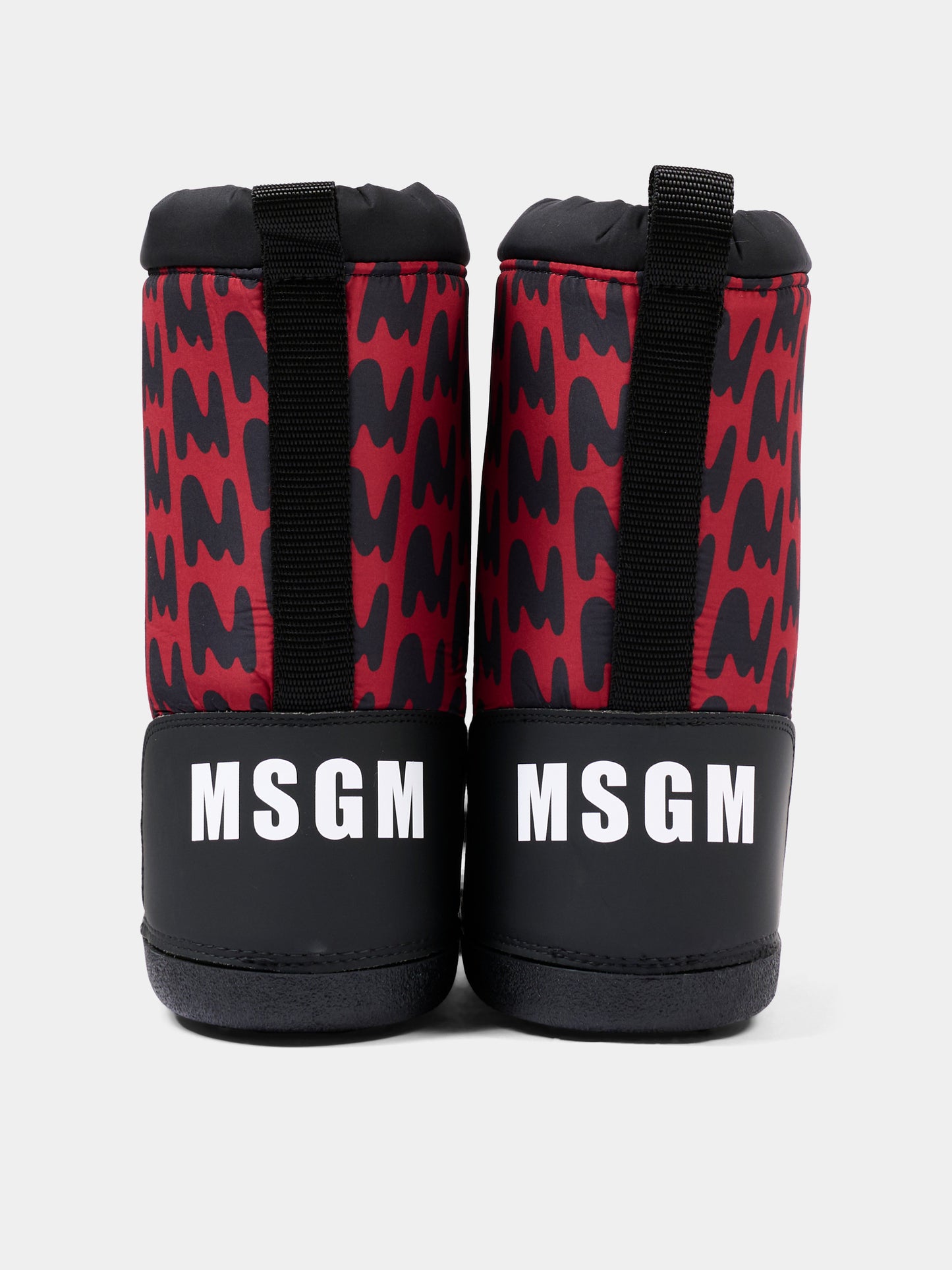 Stivali Neve rossi per bambini con logo,Msgm Kids,84027 - VAR4