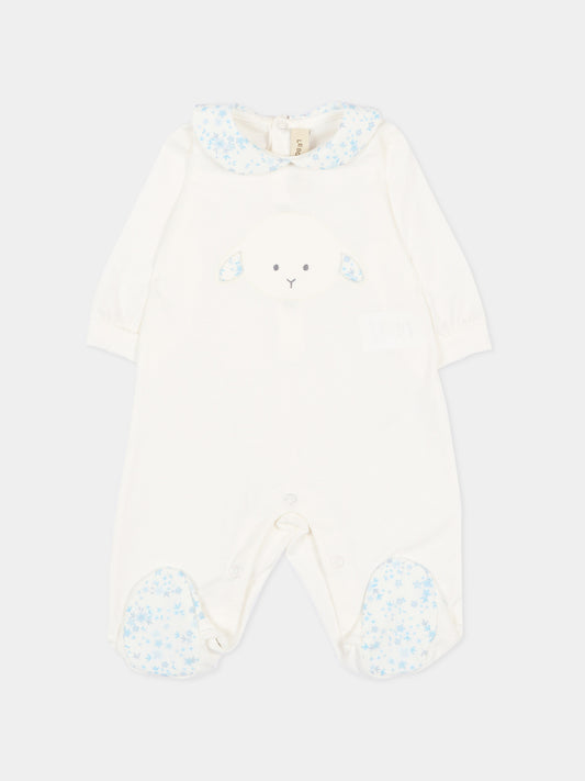 Tutina avorio per neonato con agnellino Olive,Le Boo Beebè,CB021 T351 2040