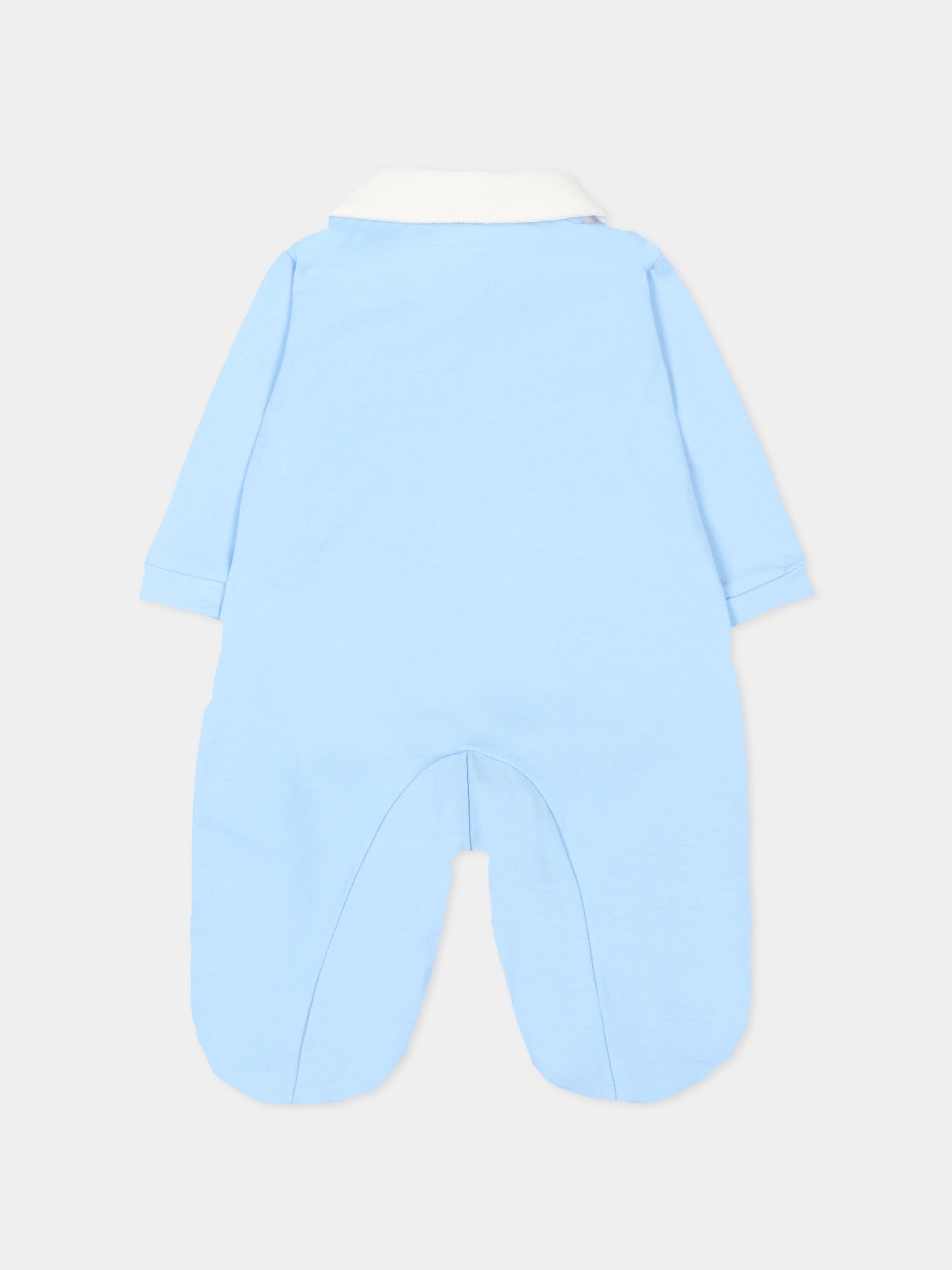 Tutina celeste per neonato con coniglietto Palin,Le Boo Beebè,CB027 T351 40