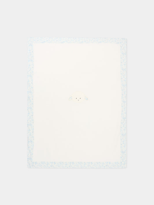 Coperta avorio per neonato con agnellino Olive,Le Boo Beebè,CBC021 T351 2040