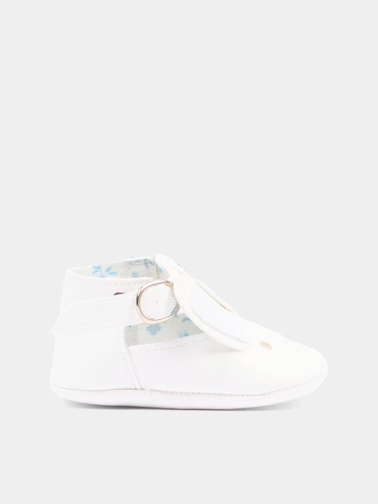 Occhio di bue avorio per neonato con coniglio,Le Boo Beebè,SBM00 20