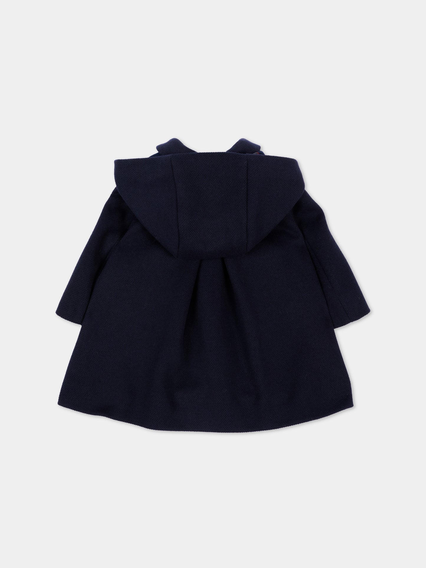 Cappotto blu per neonato con cappuccio,Colorichiari,MN118827 3030 60