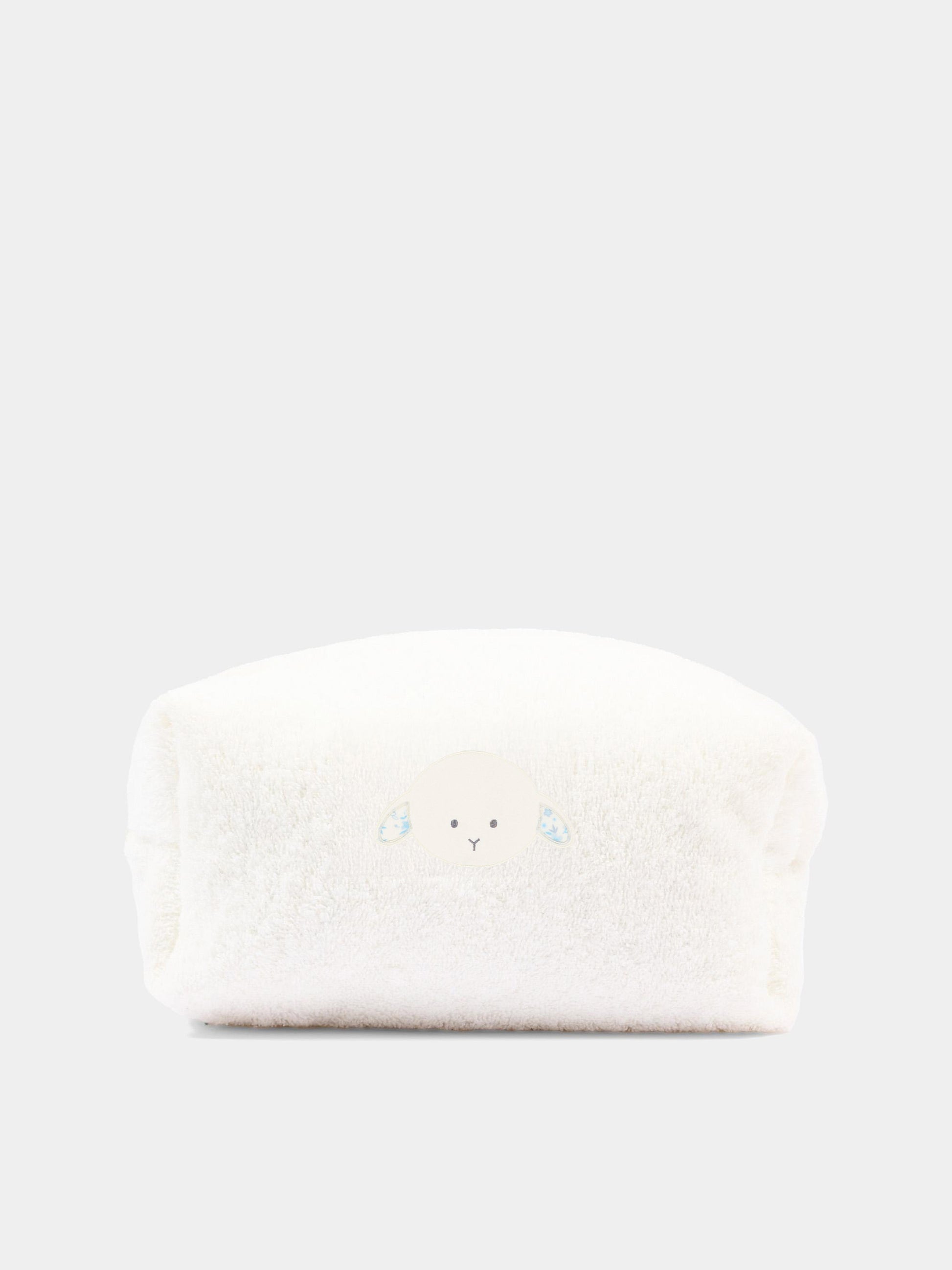 Pochette avorio per neonato con agnellino Olive,Le Boo Beebè,BRR021 20/40
