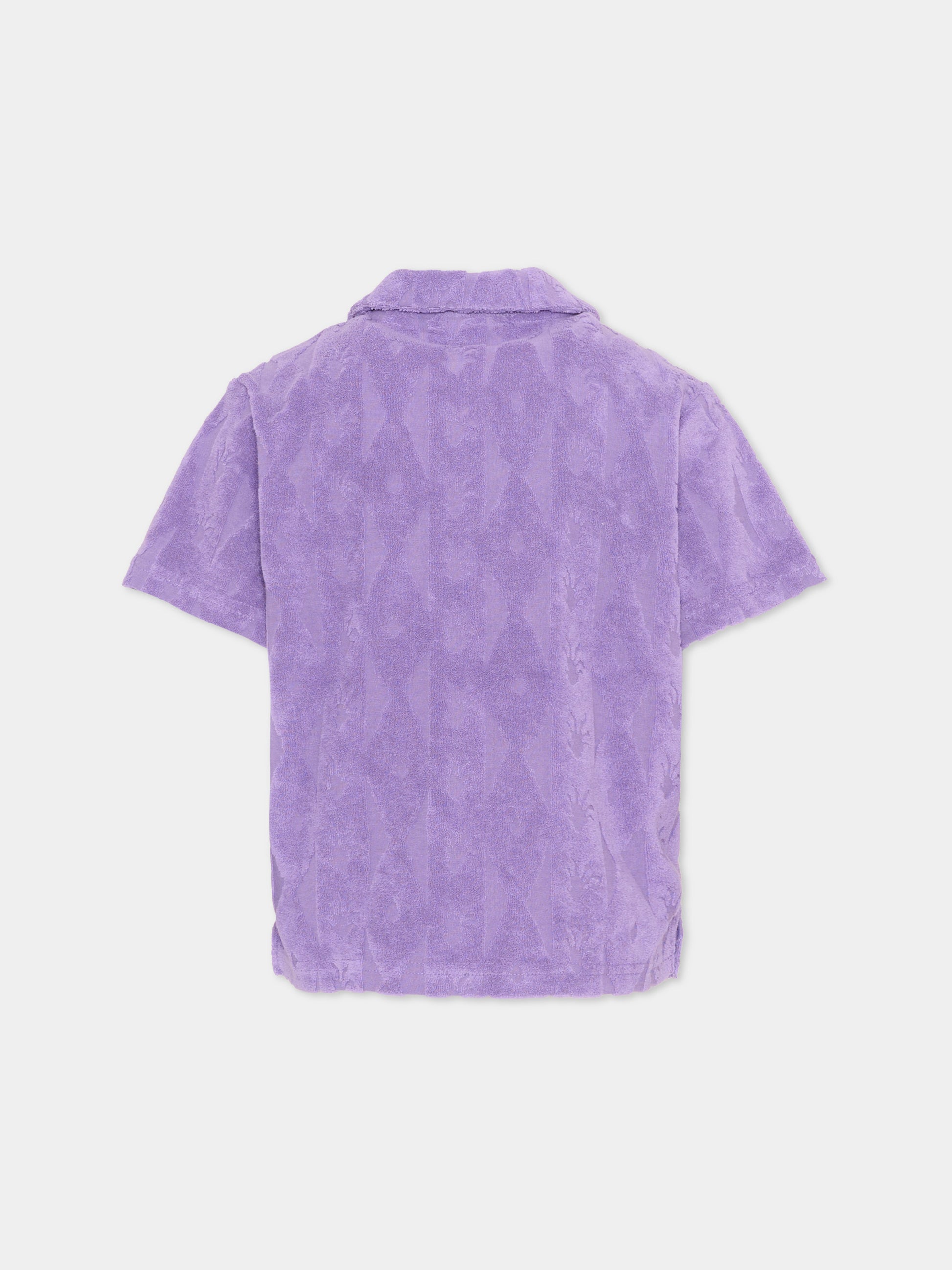 Camicia viola per bambina in spugna,Scotch&soda,182068 650