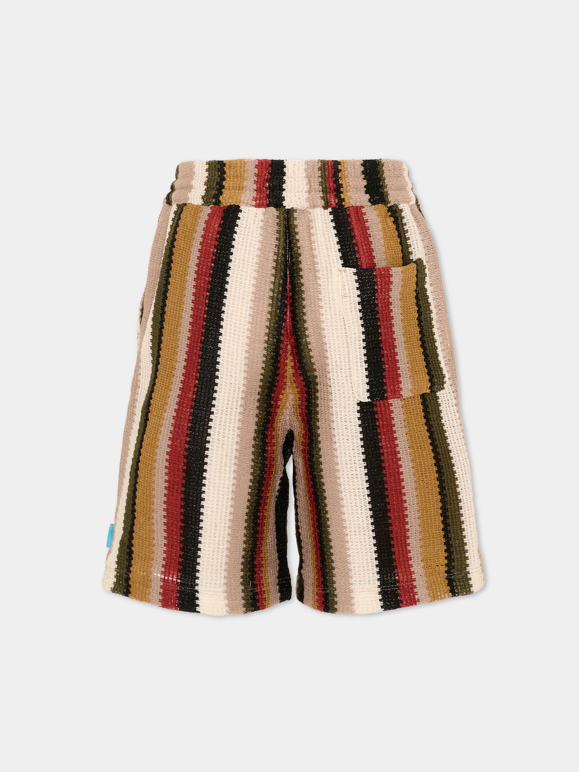 Shorts multicolor per bambino a righe,Scotch&soda,183019 260