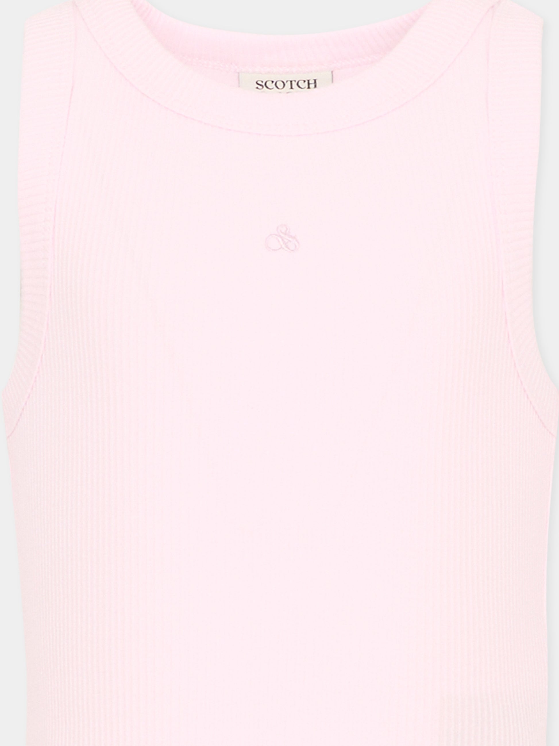 Canotta lilla per bambina a costine,Scotch&soda,182092 651