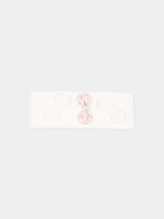 Fascia avorio per neonata con fiocchi,Nanán,I26423OW
