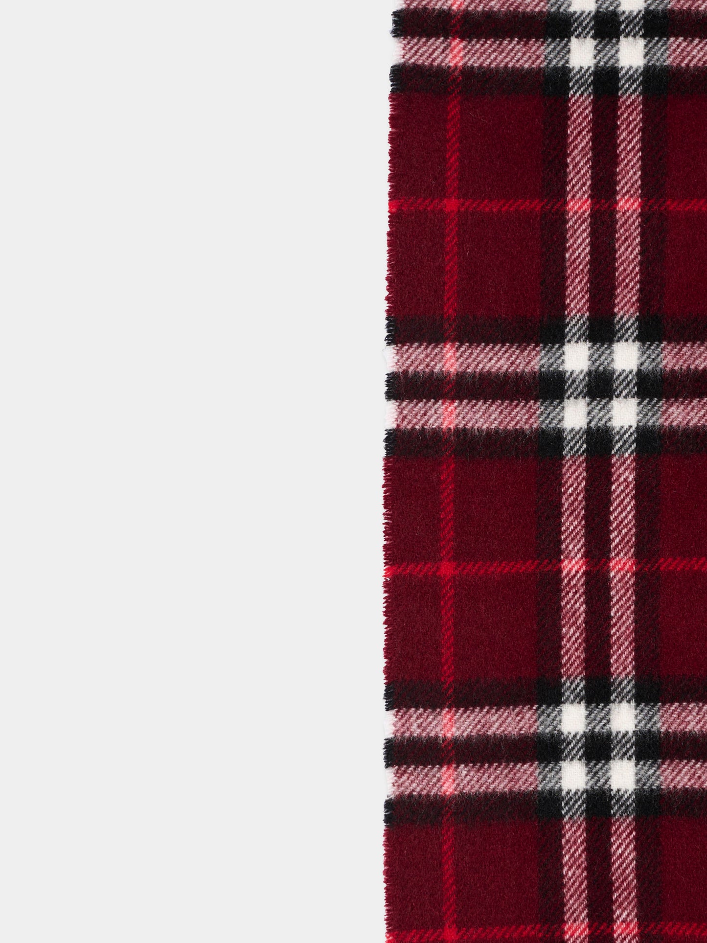 Sciarpa rossa per bambini con Check Vintage,Burberry Kids,8132635 A1308