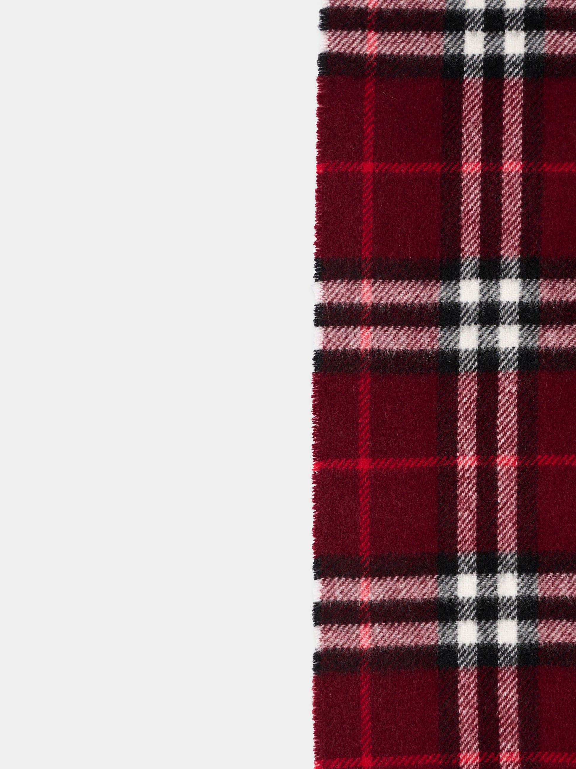 Sciarpa rossa per bambini con Check Vintage,Burberry Kids,8132635 A1308