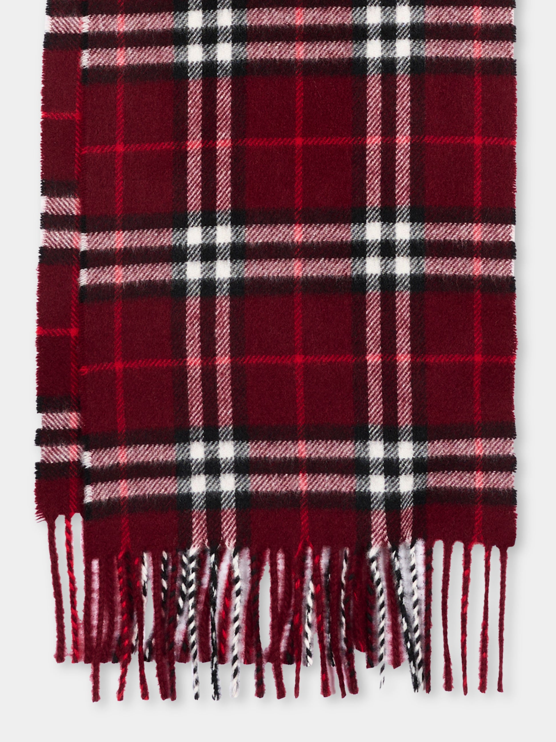 Sciarpa rossa per bambini con Check Vintage,Burberry Kids,8132635 A1308