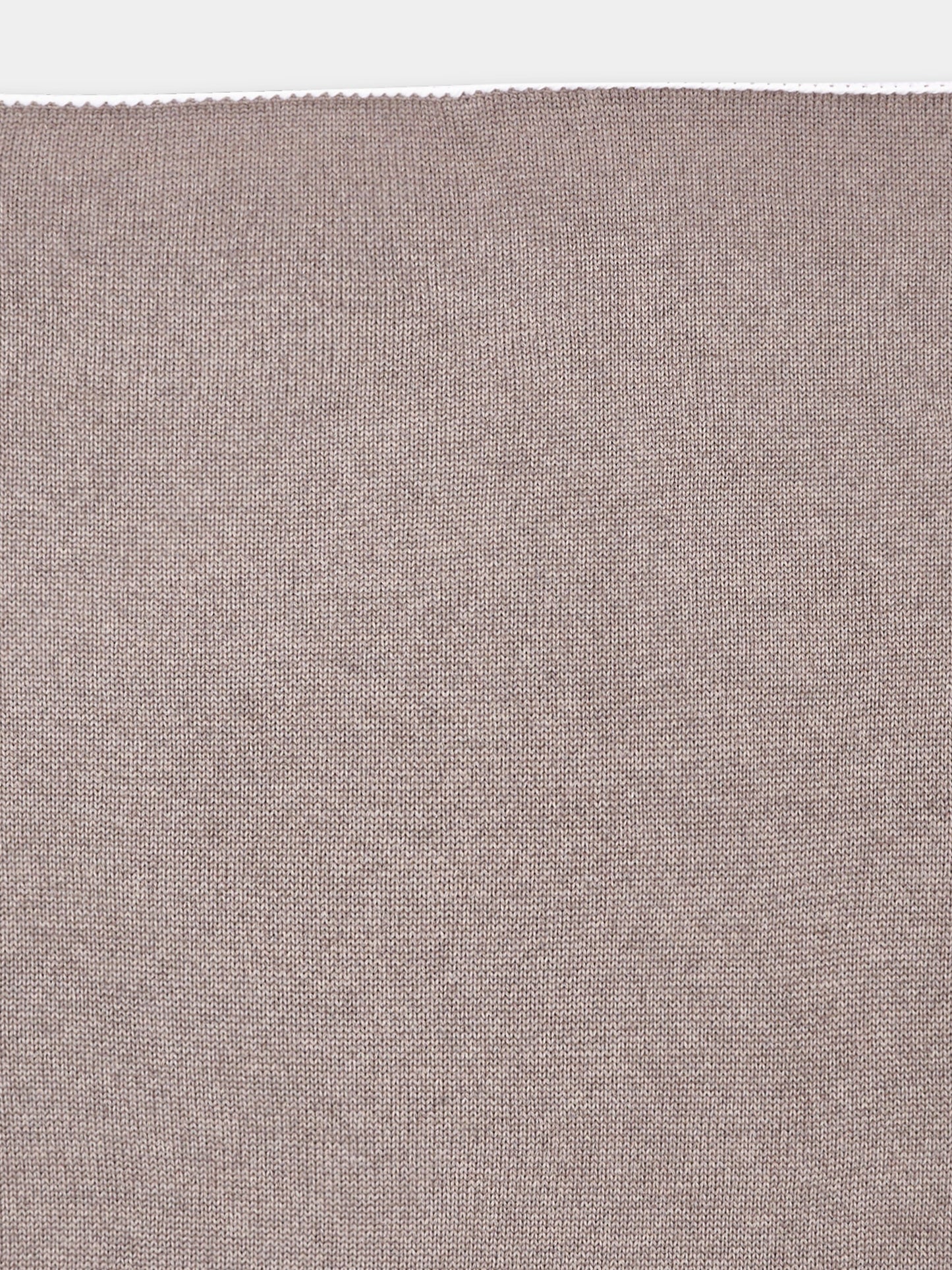 Copertina beige per neonati in maglia