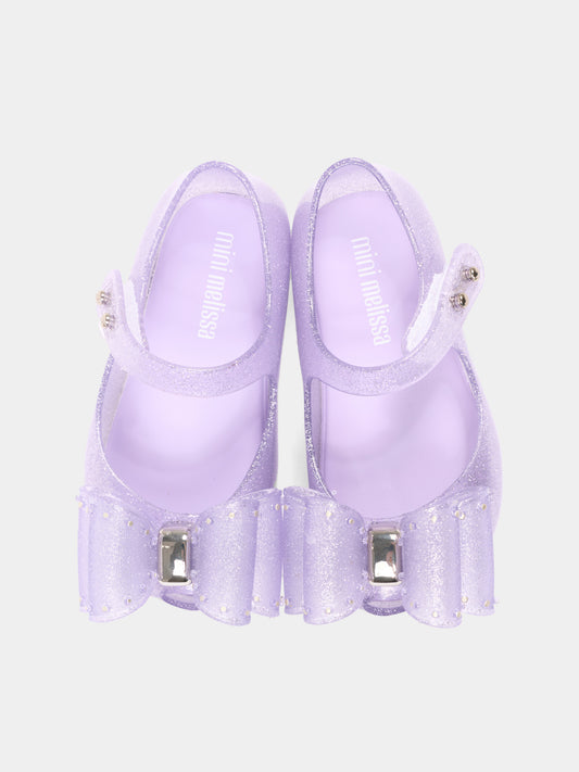 Ballerine lilla per bambina con fiocco,Mini Melissa,S-35967-BQ710