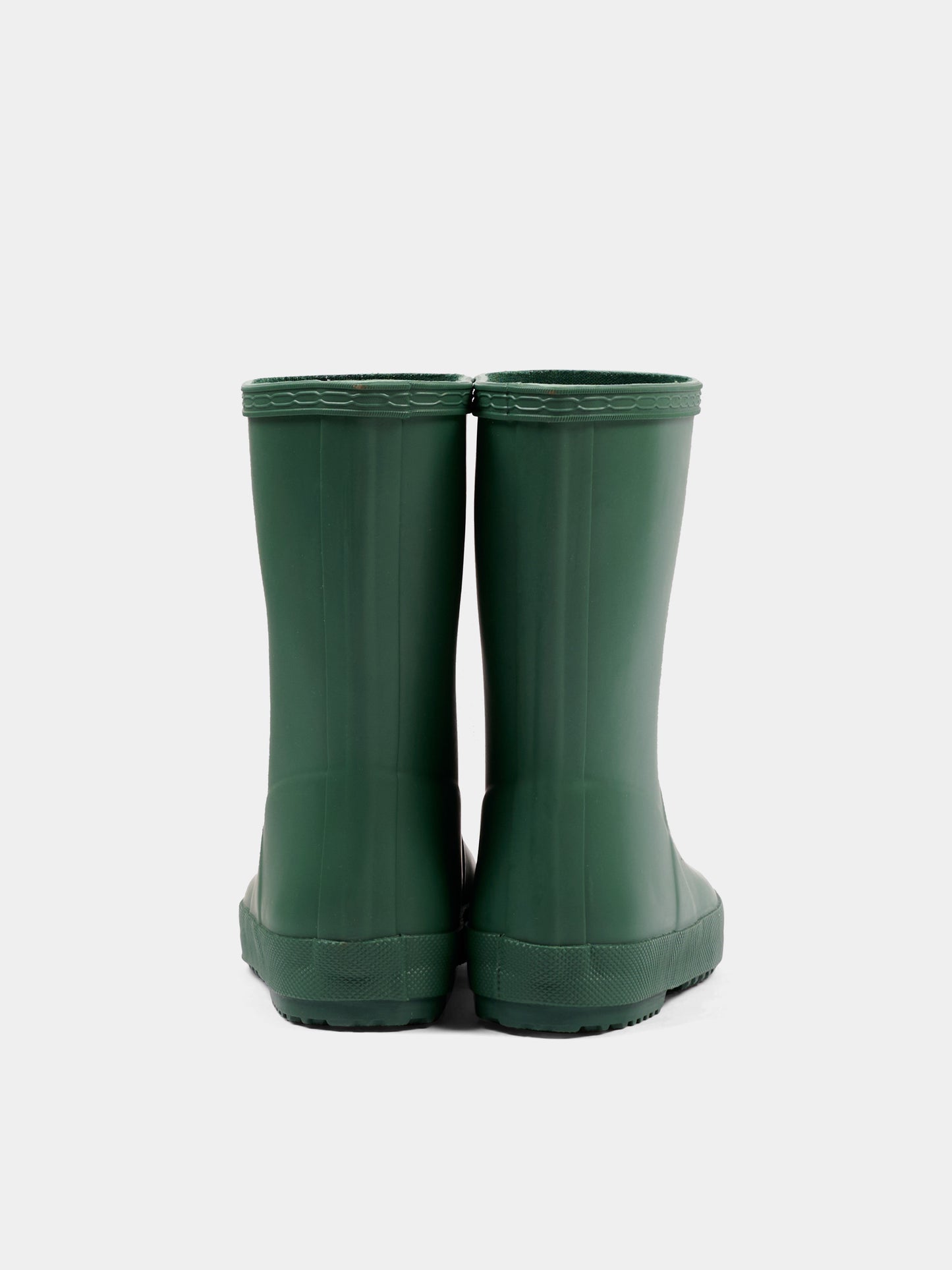 Stivali Pioggia verdi per bambini con logo,Hunter,HFRK0032252 GREEN