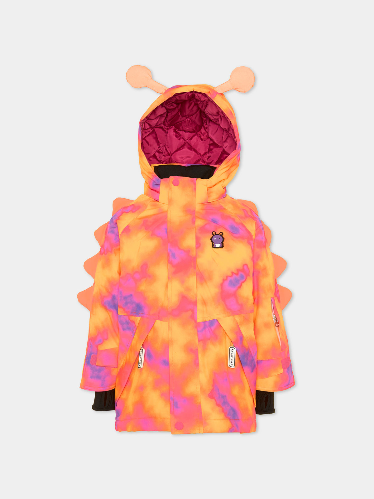 Piumino da neve multicolor Camo The Alien per bambini
