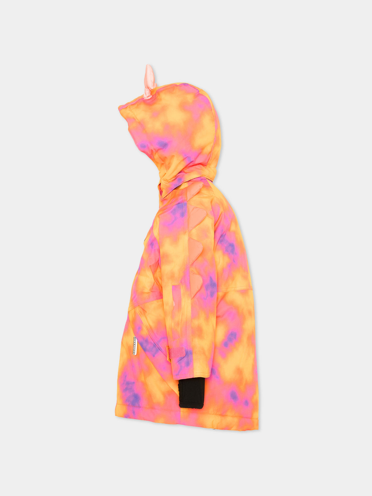 Piumino da neve multicolor Camo The Alien per bambini
