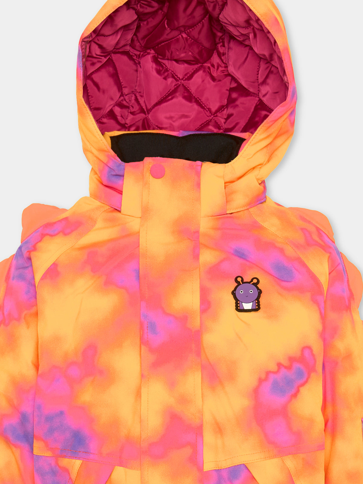 Piumino da neve multicolor Camo The Alien per bambini