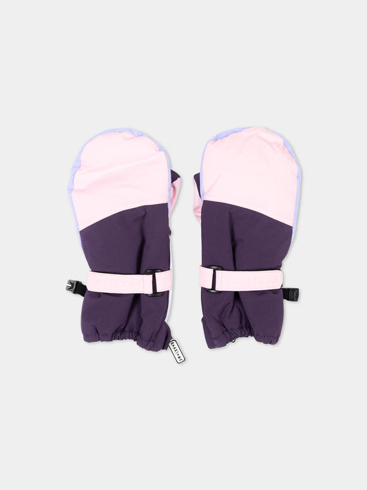 Guanti lilla per bambina,Roarsome,PURPLE SKI GLOVES