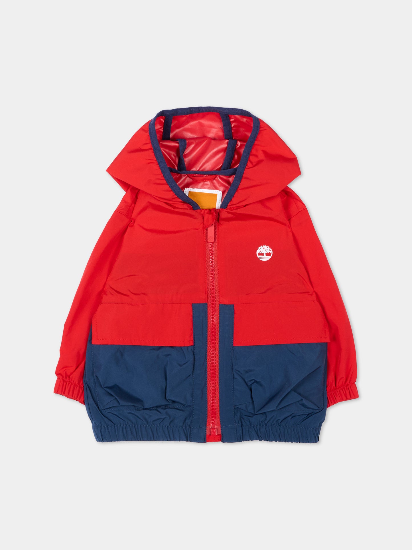 Giacche a vento rosso per neonato,Timberland,T60868 97E