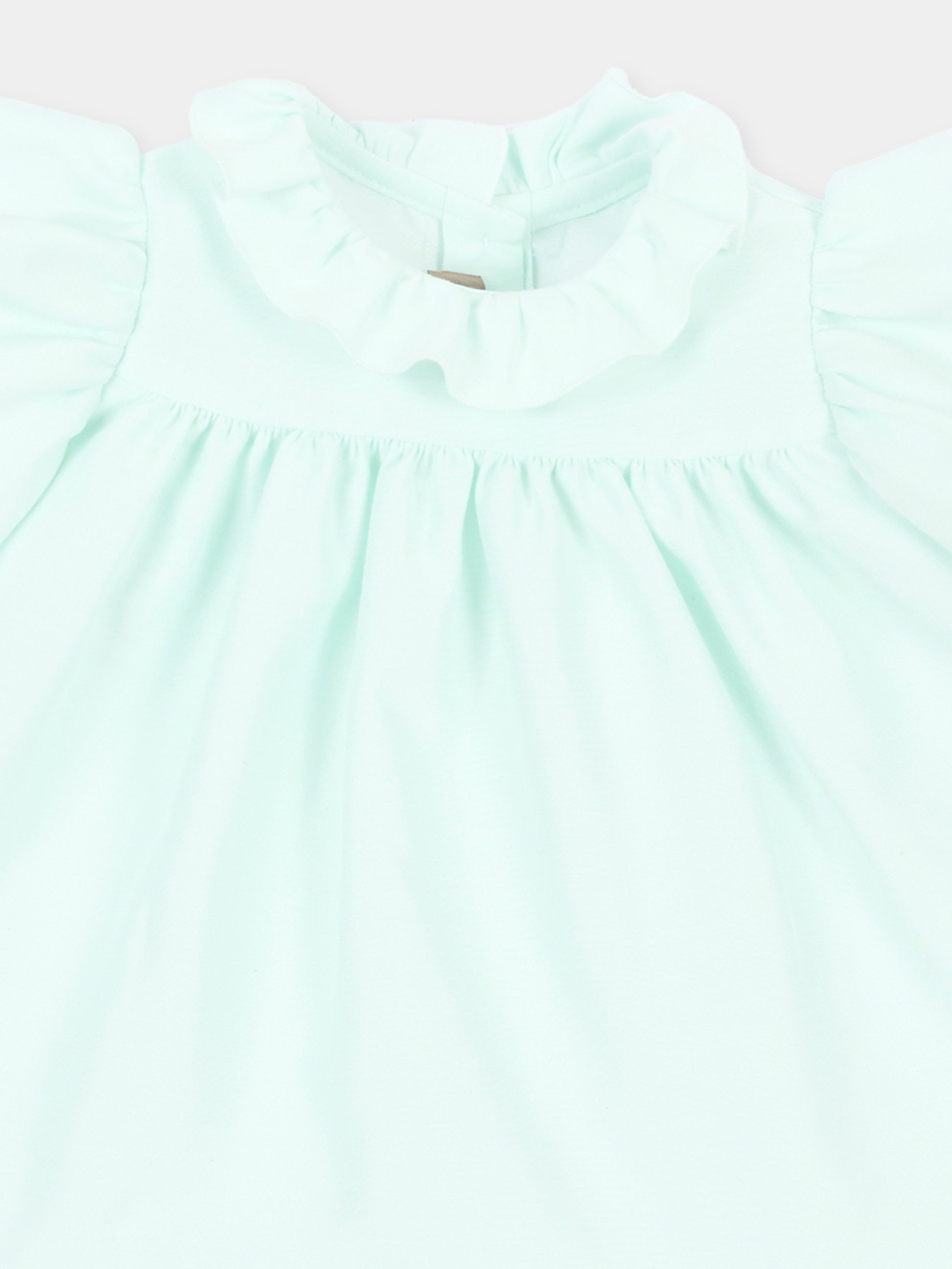 Completo elegante verde per neonata,Little Bear,3210 MENTA