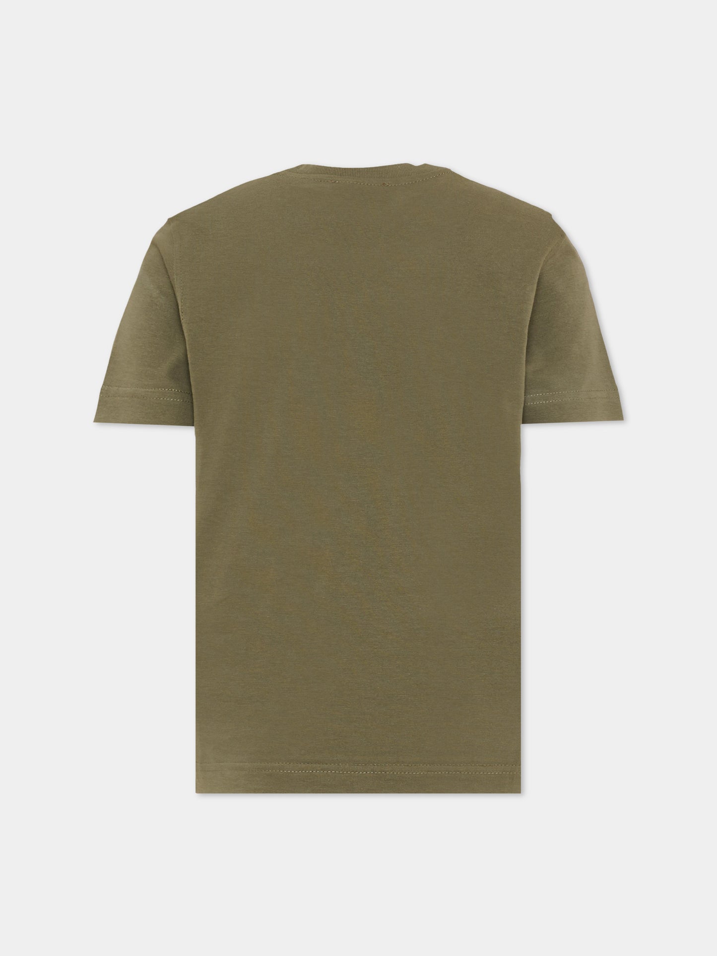 T-shirt verde Diesel per bambini con logo,Diesel,J02475 00YI9 K511