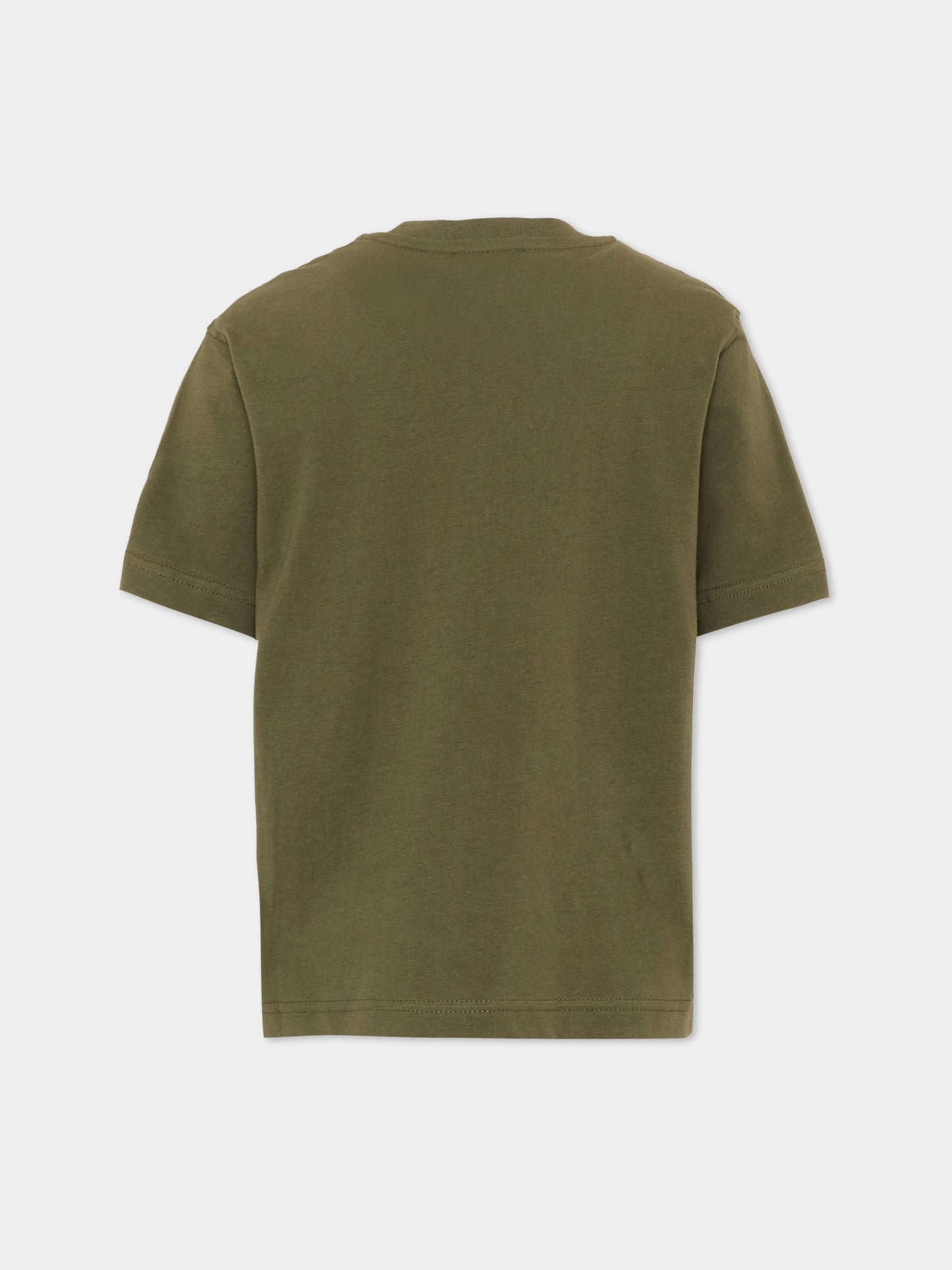 T-Shirt verde per bambini,Diesel,J02868 KYA1M K511